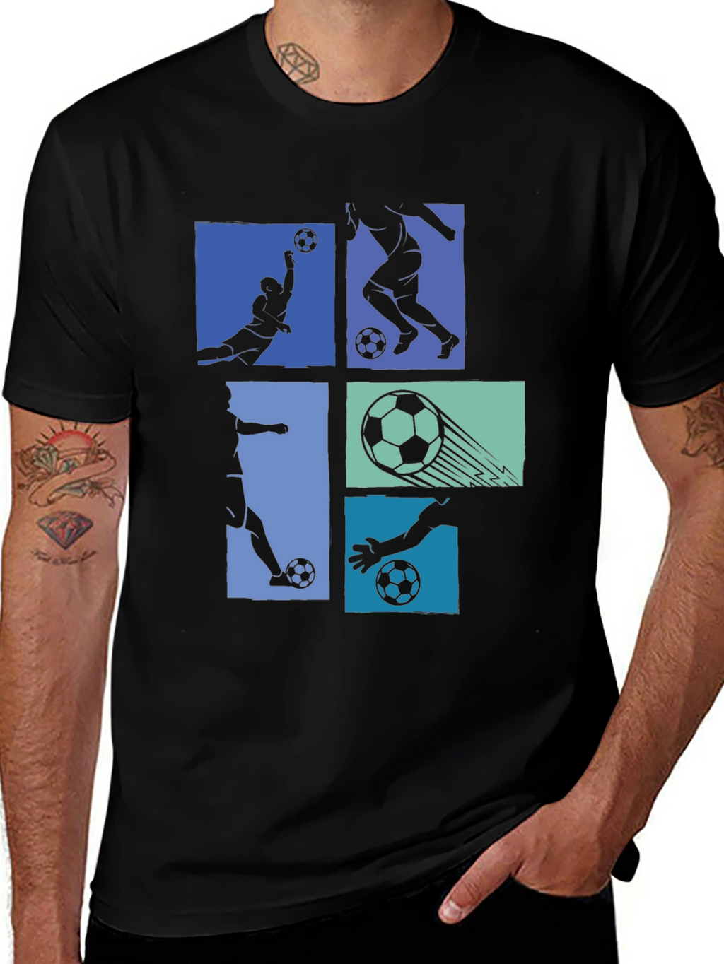Soccer Graphic Print T-Shirt