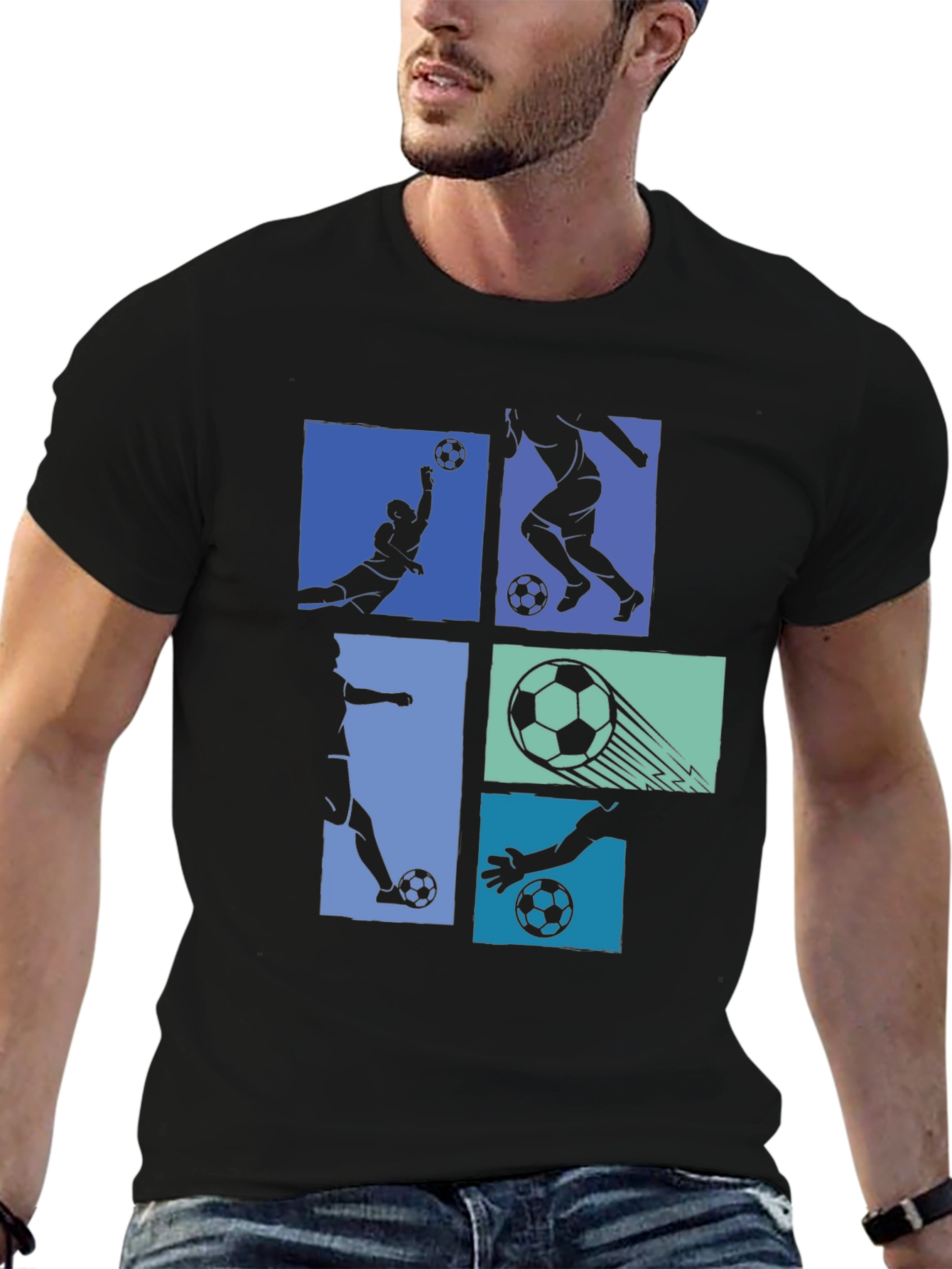 Soccer Graphic Print T-Shirt
