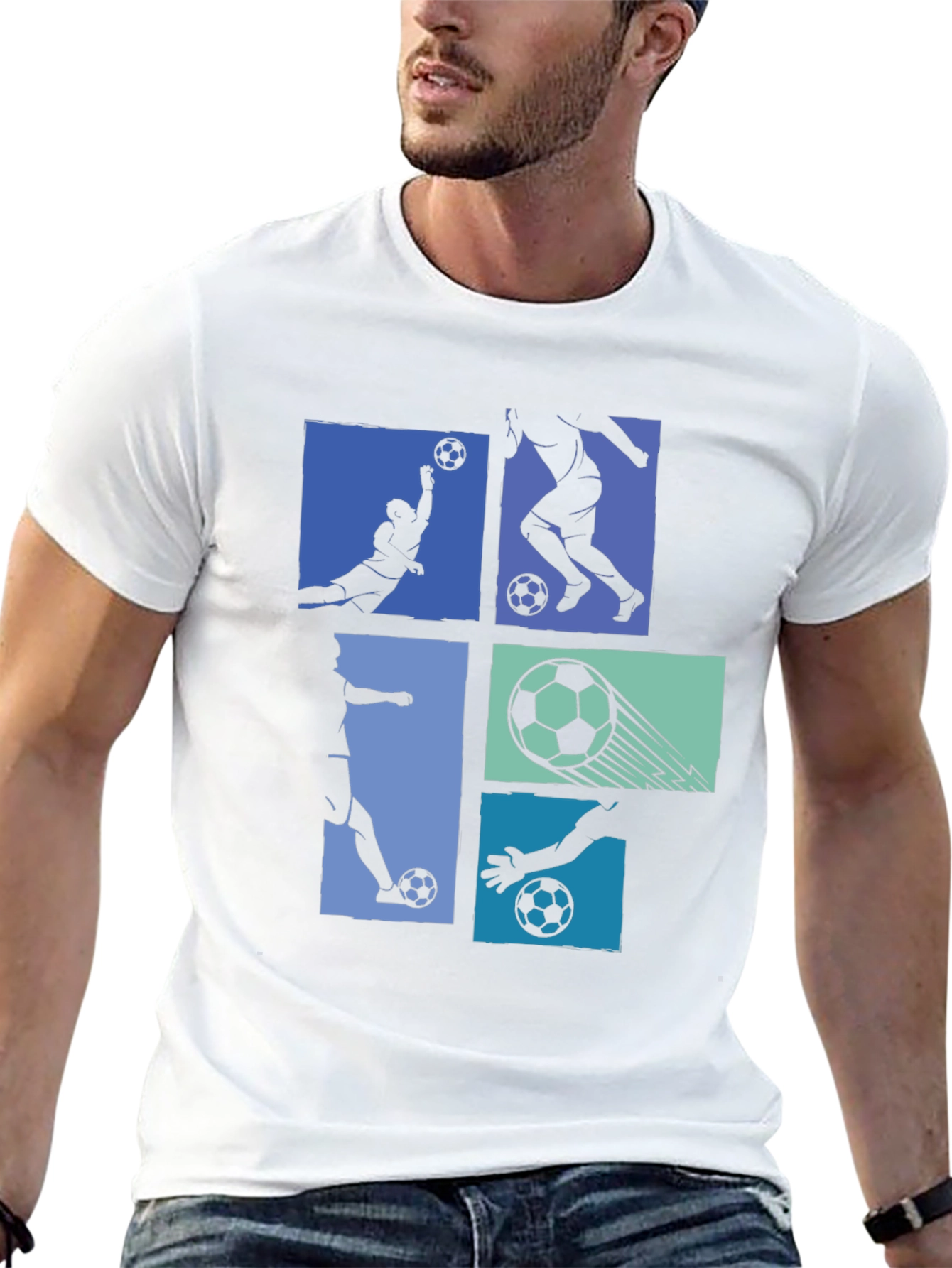 Soccer Graphic Print T-Shirt