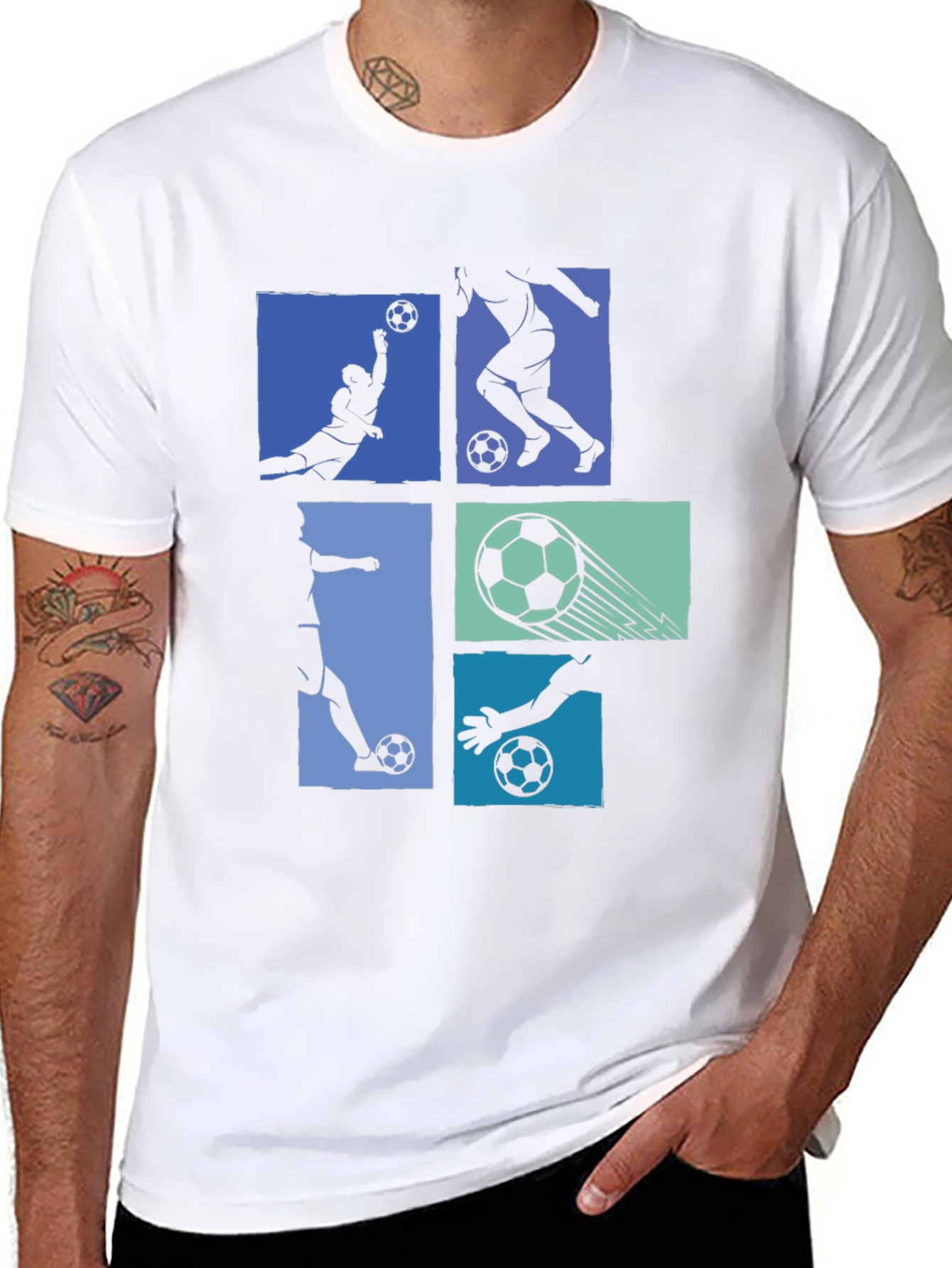 Soccer Graphic Print T-Shirt