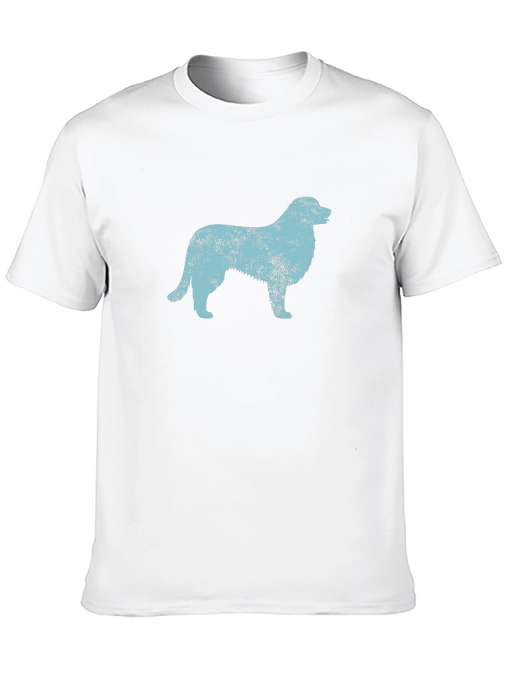Dog Silhouette Graphic Black T-Shirt