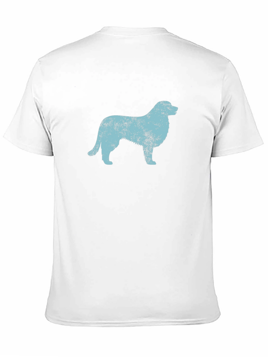 Dog Silhouette Graphic Black T-Shirt