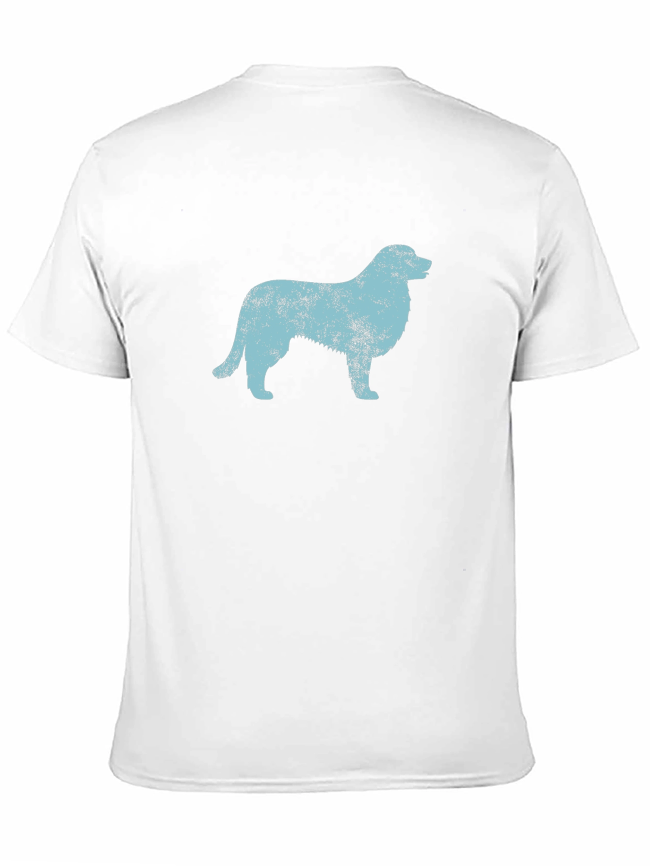 Dog Silhouette Graphic Black T-Shirt