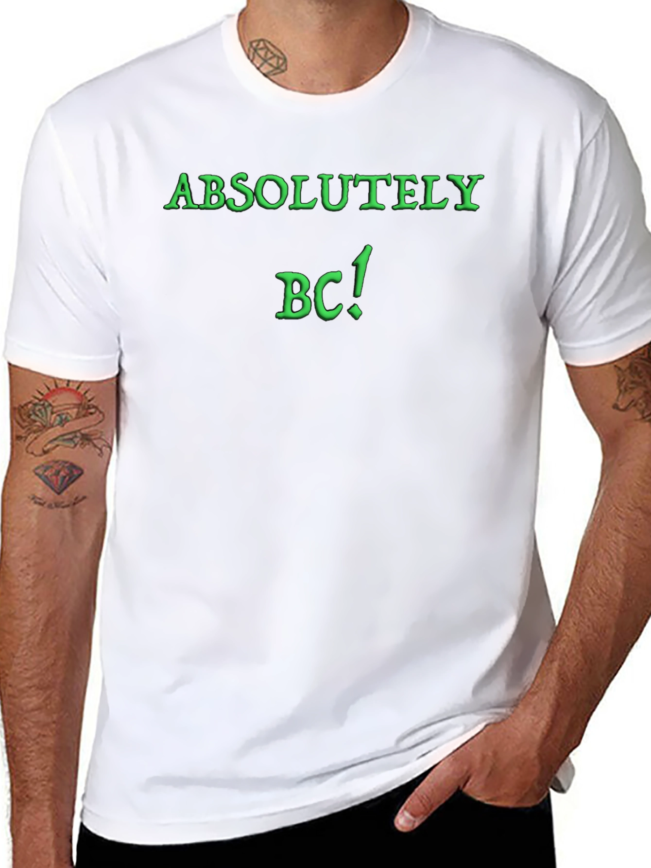 Absolutely BC! Novelty Graphic T-Shirt