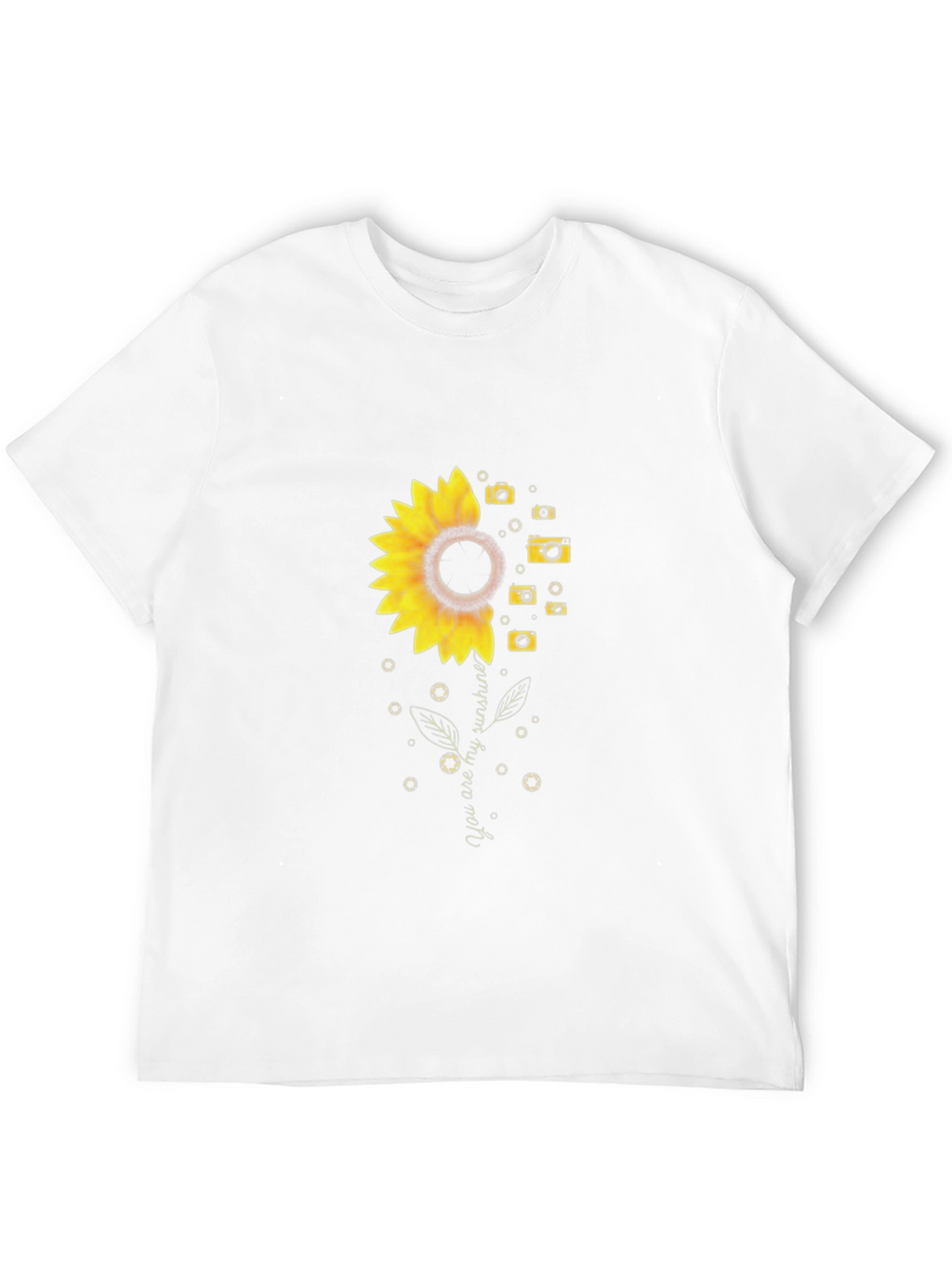 Sunflower Camera Graphic Tee