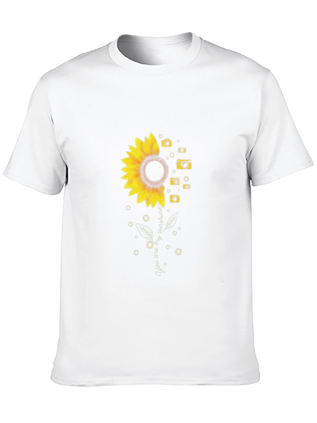 Sunflower Camera Graphic Tee