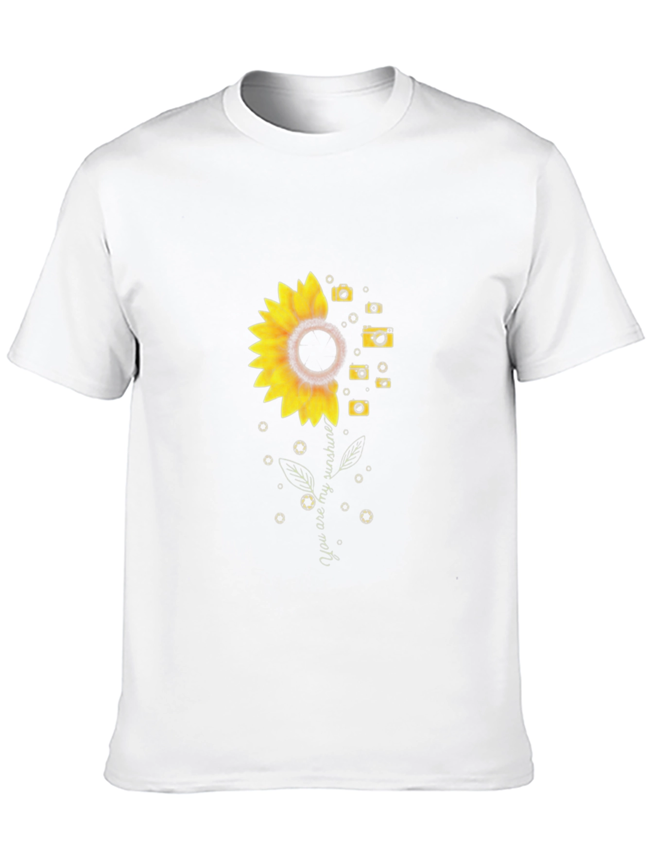 Sunflower Camera Graphic Tee