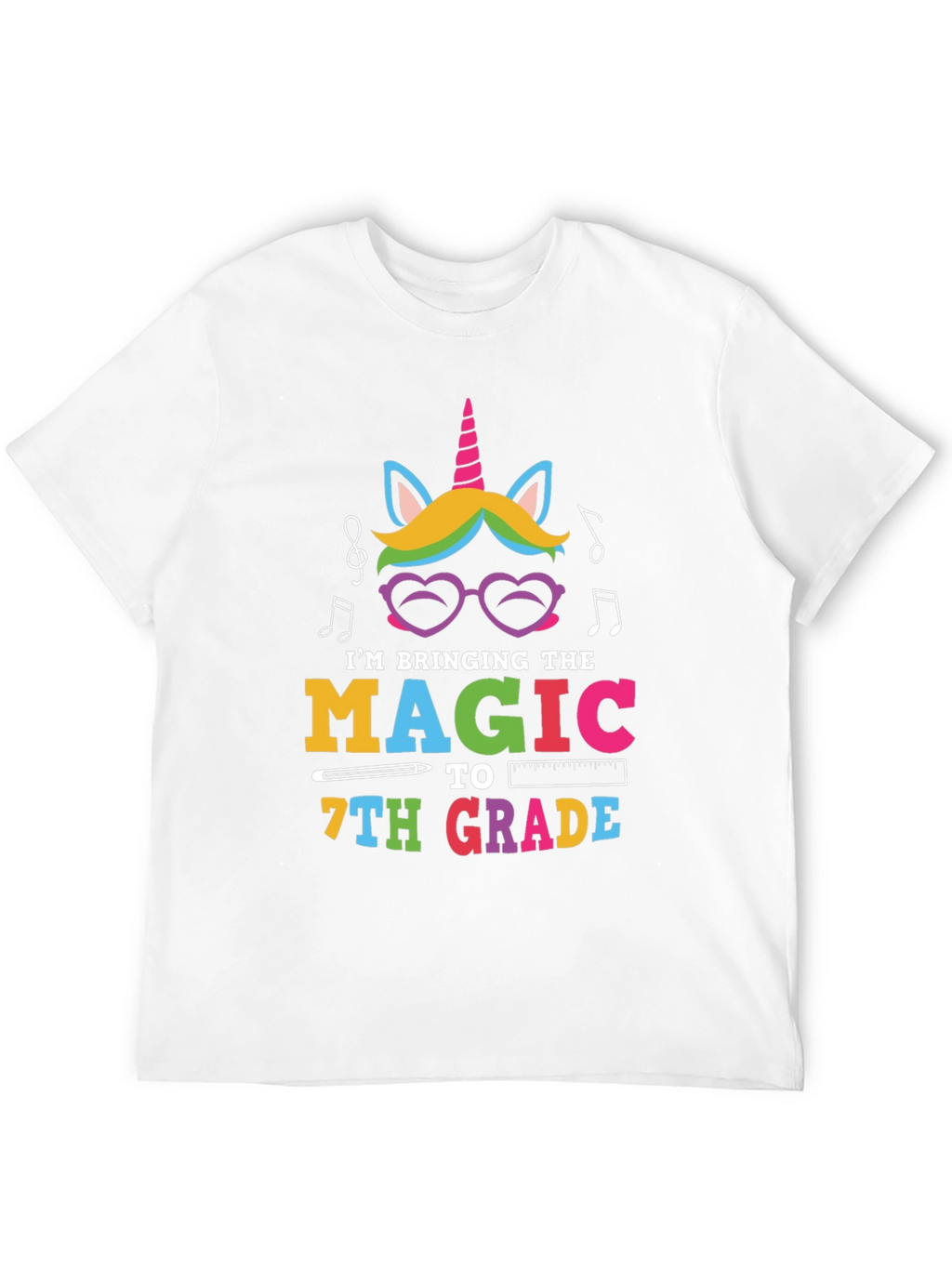 Magic 7th Grade Unicorn Teacher Shirt