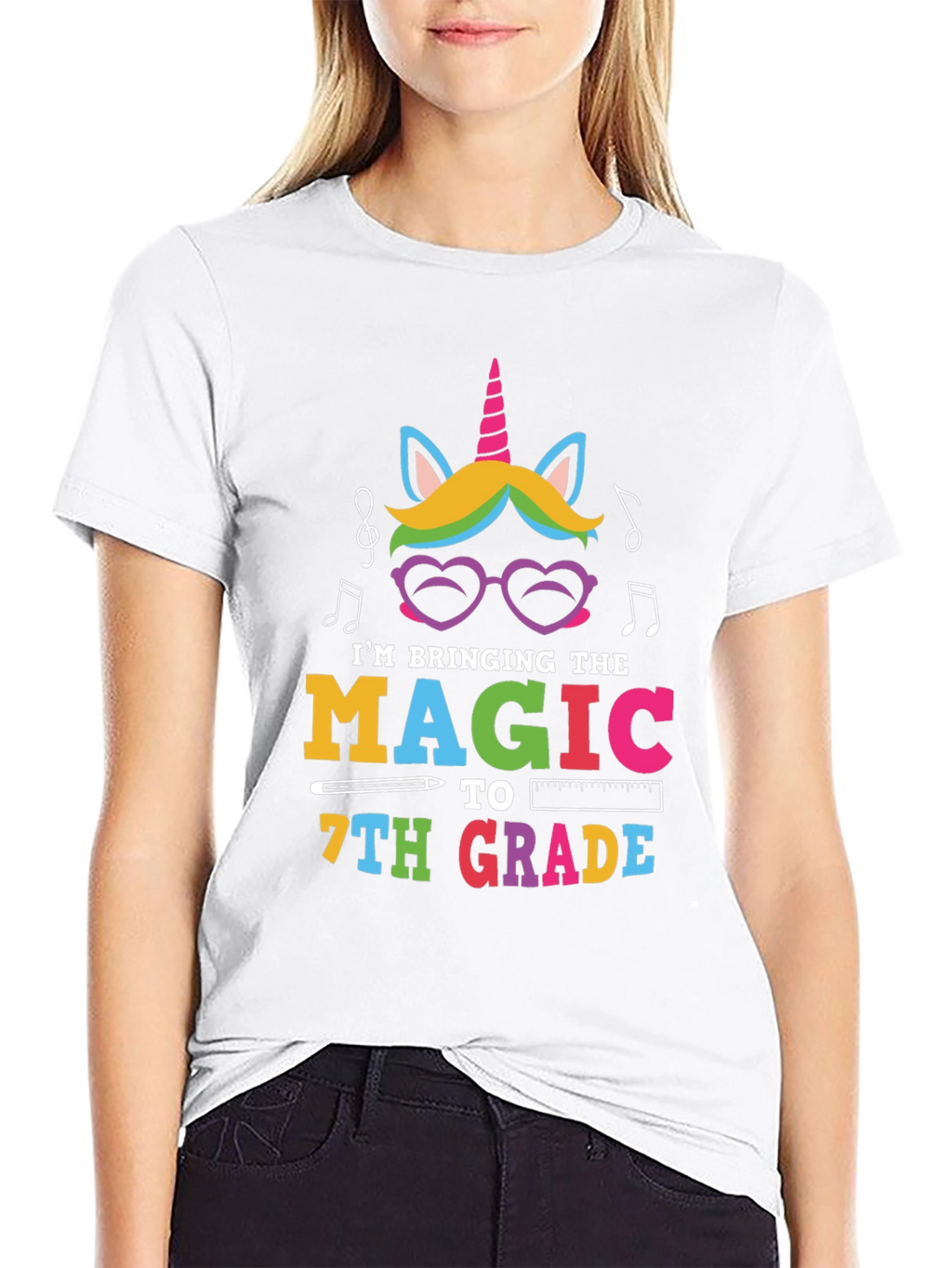 Magic 7th Grade Unicorn Teacher Shirt