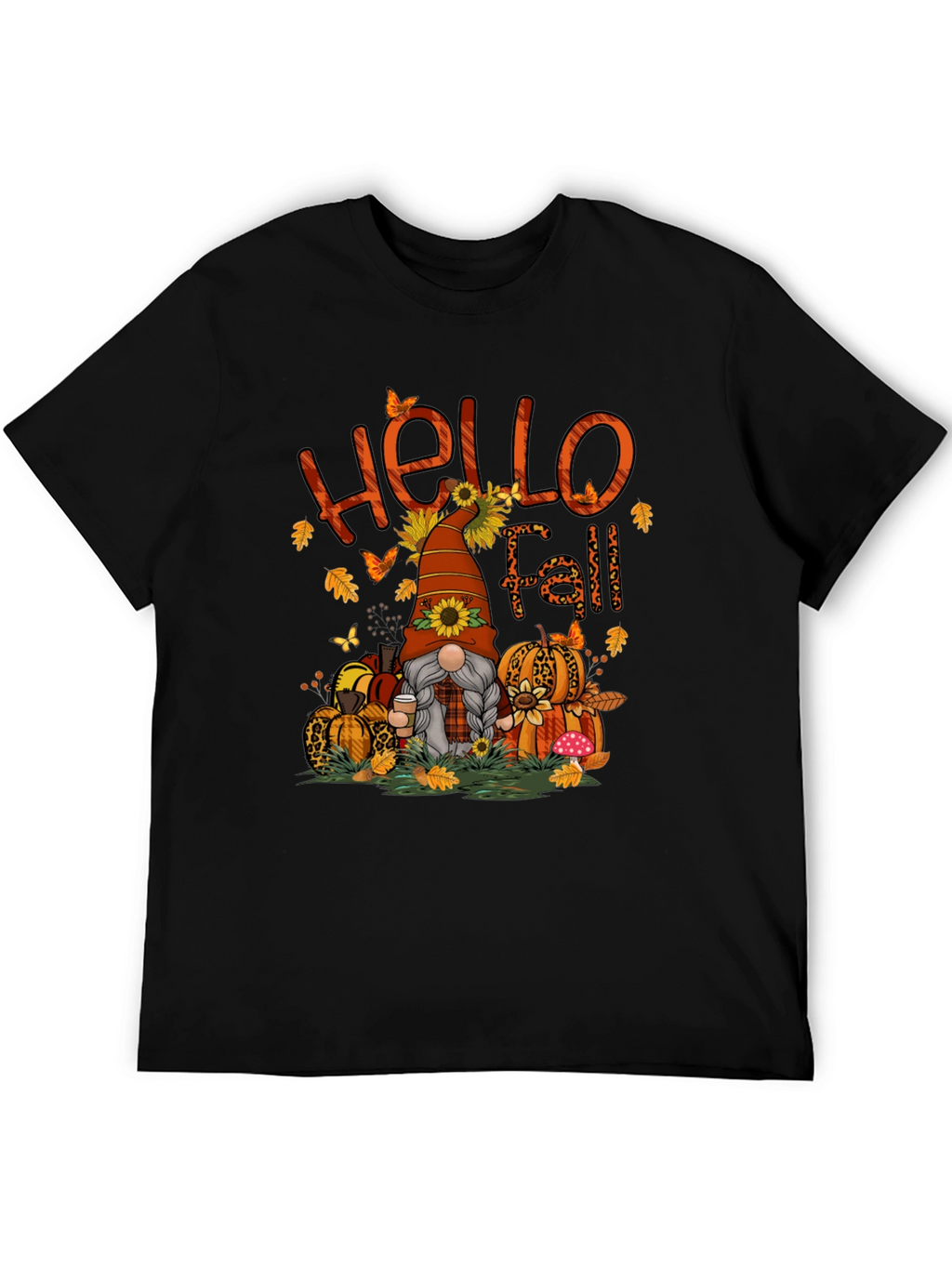 Hello Fall Gnome Graphic Tee