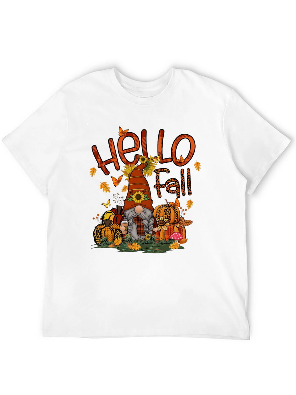 Hello Fall Gnome Graphic Tee