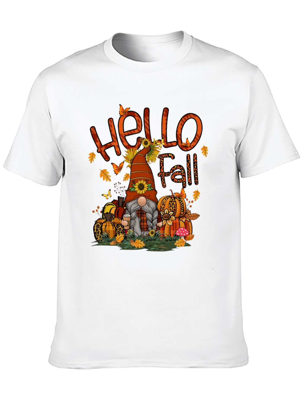 Hello Fall Gnome Graphic Tee