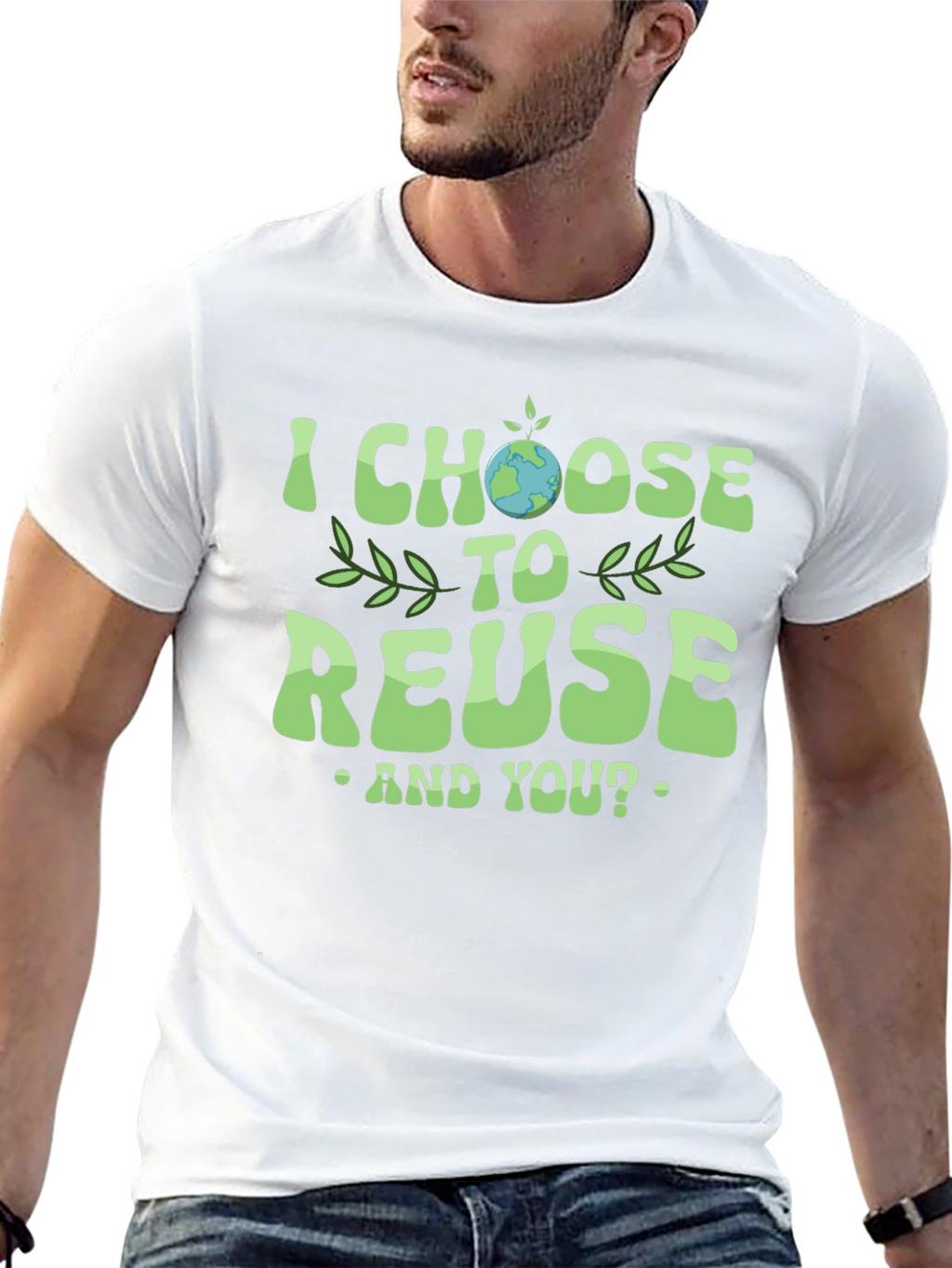 Eco-Friendly I Choose to Reuse Graphic Tee