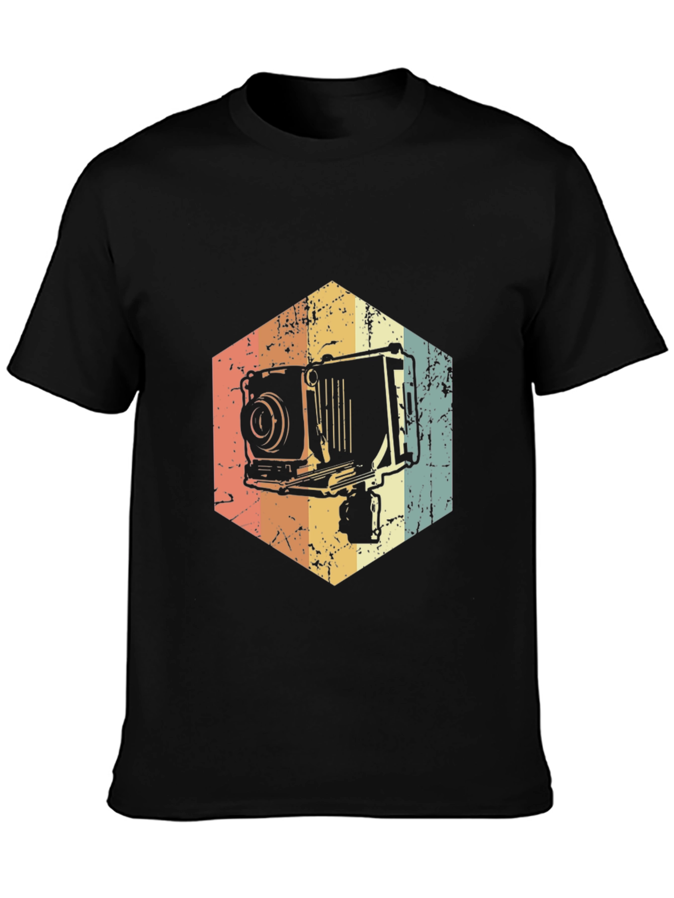 Vintage Camera Graphic Tee - Retro Style T-Shirt