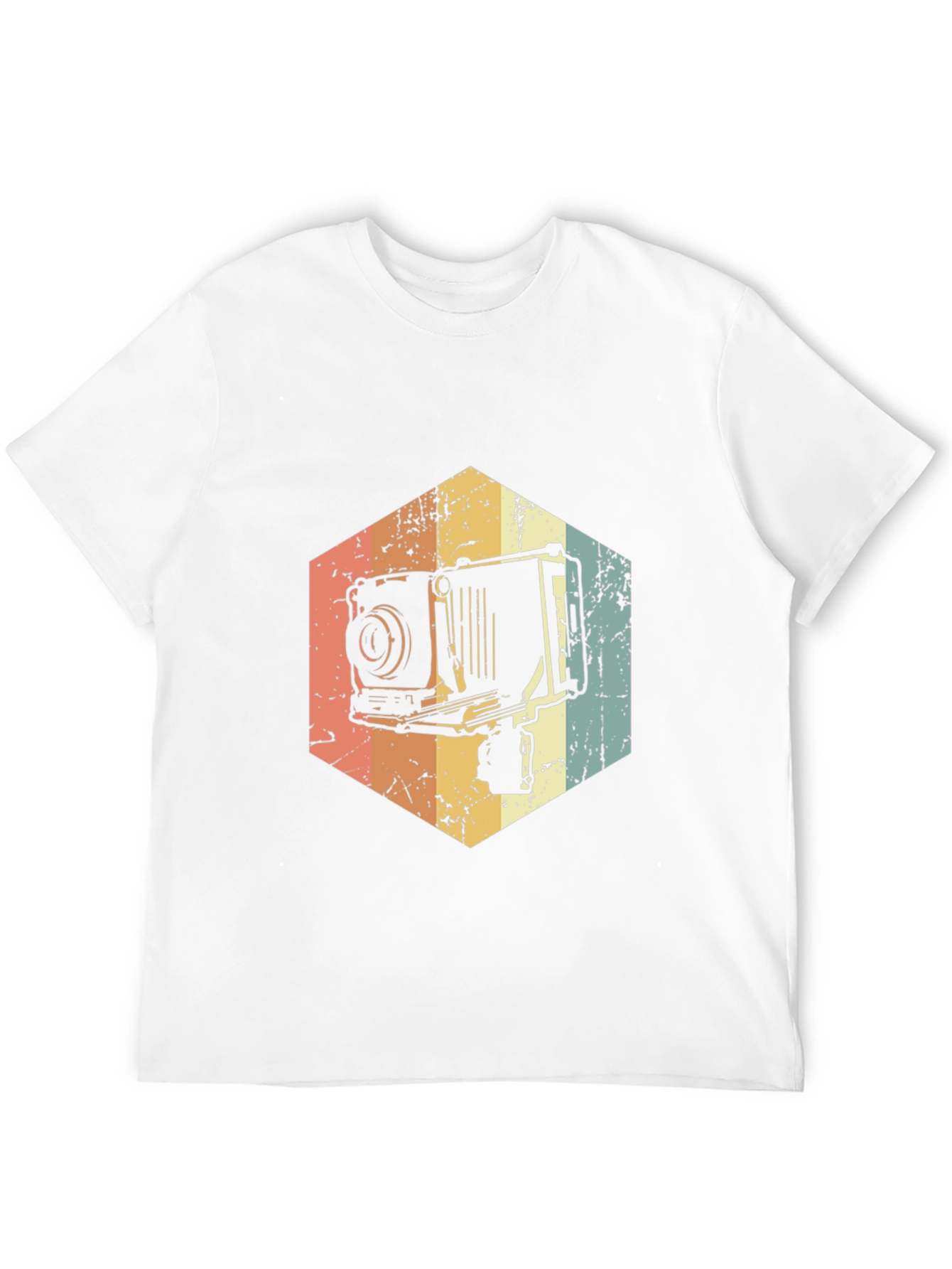 Vintage Camera Graphic Tee - Retro Style T-Shirt