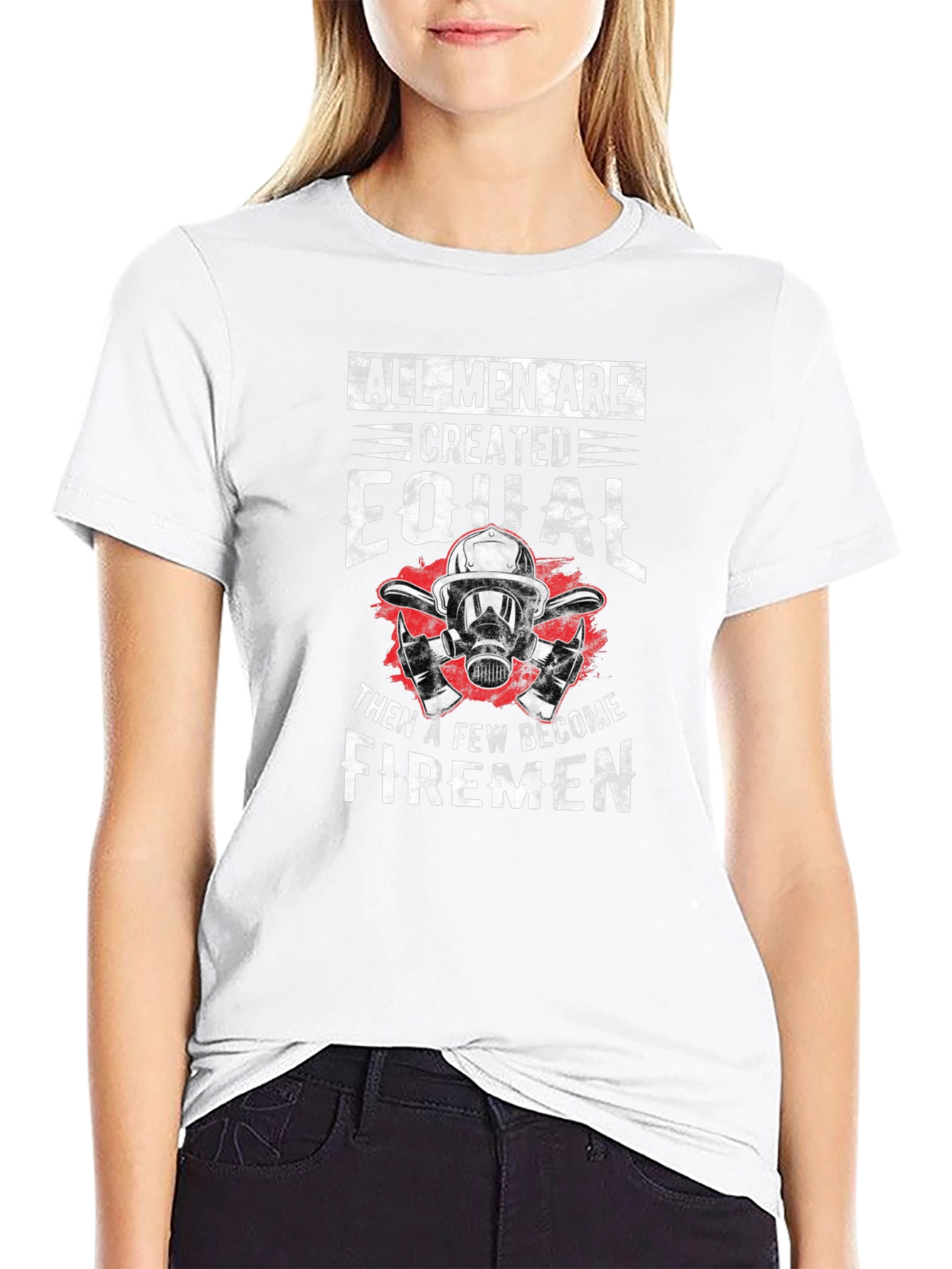 All Men Firemen Graphic Tee