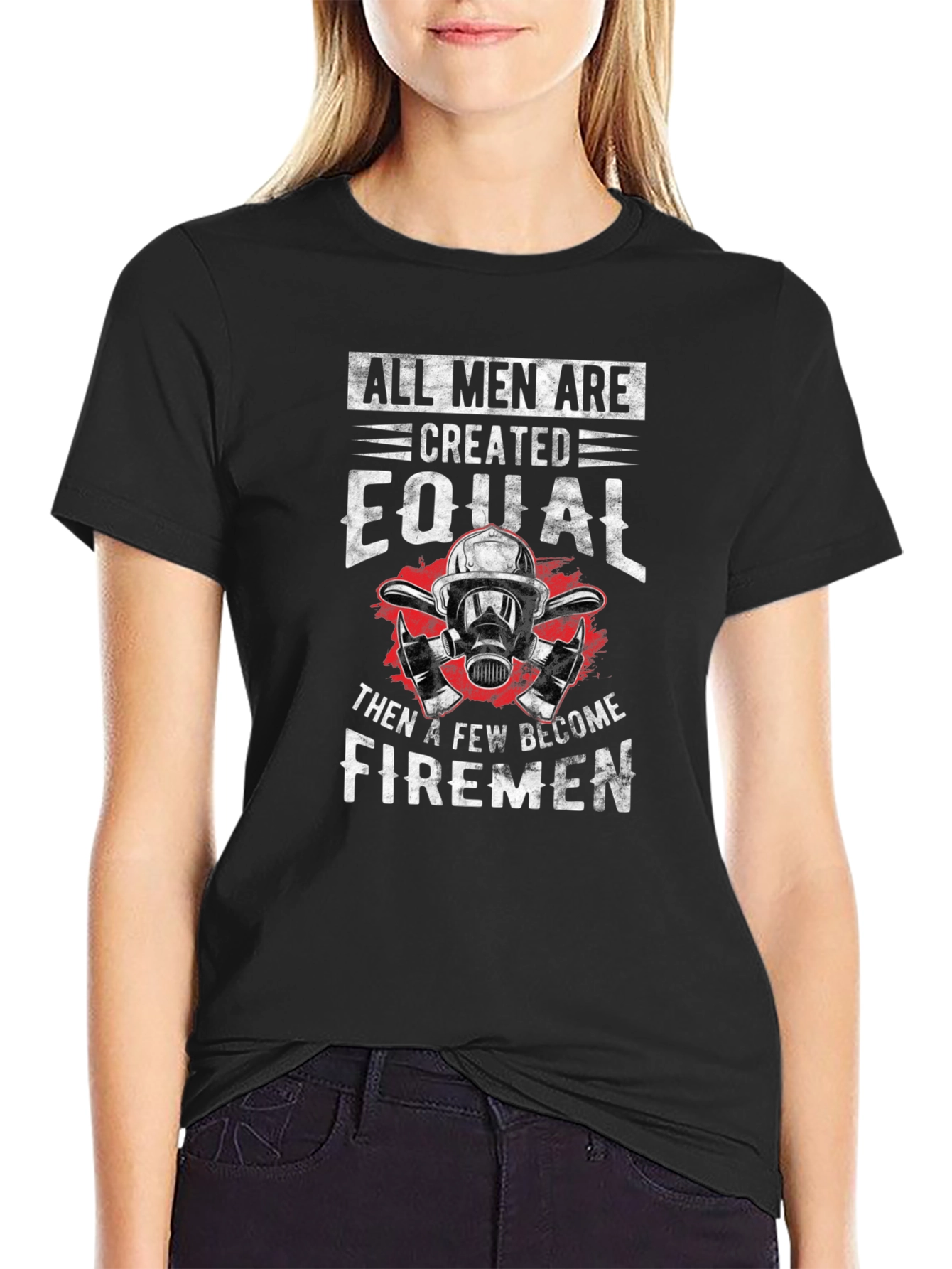 All Men Firemen Graphic Tee
