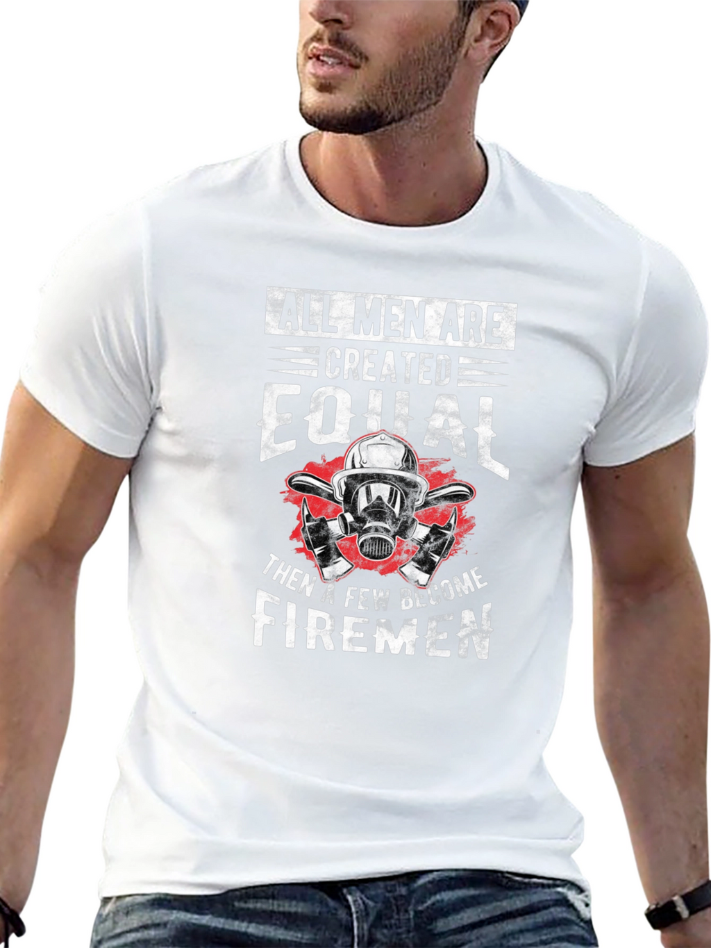 All Men Firemen Graphic Tee