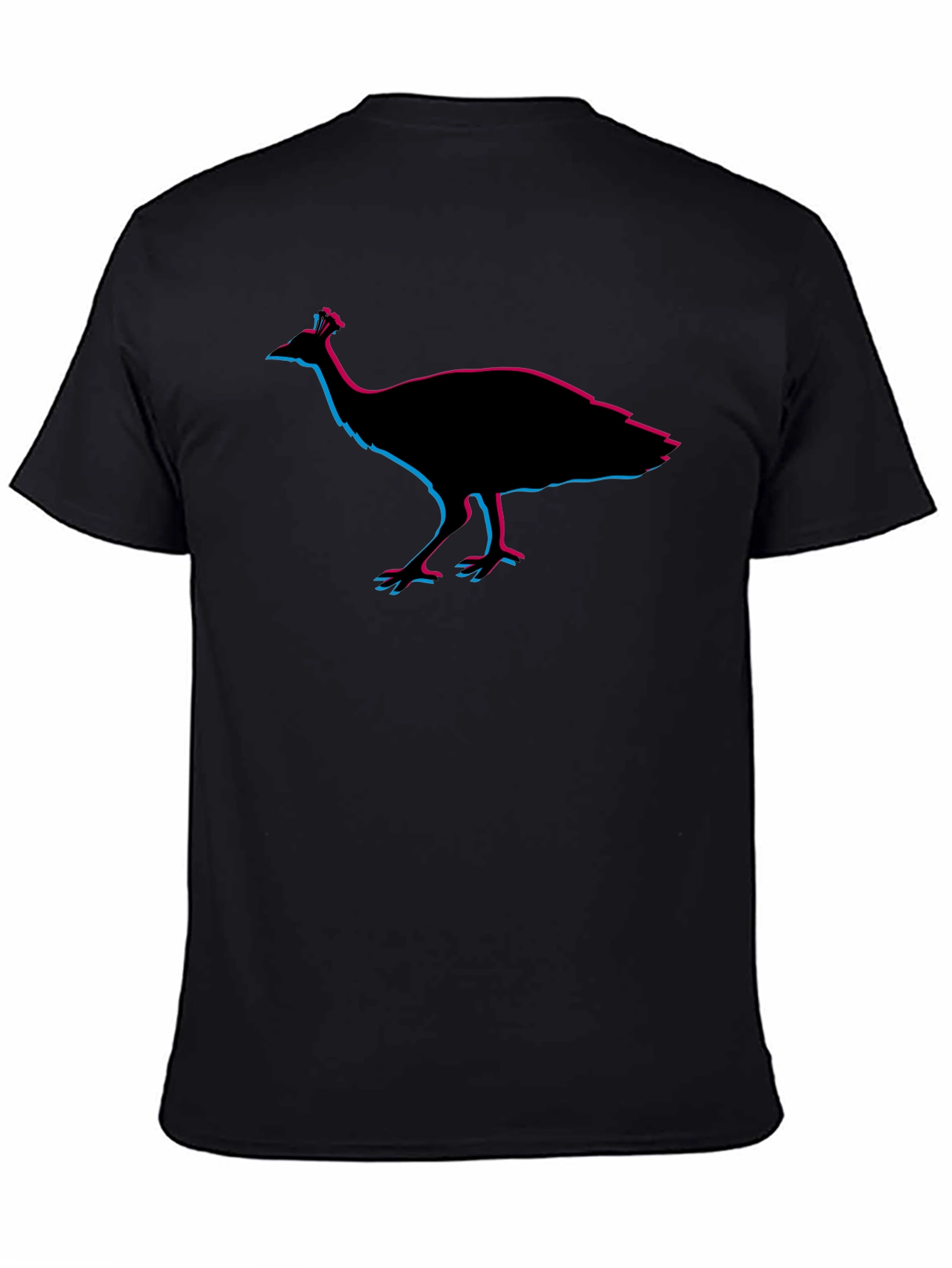 Peacock Silhouette T-Shirt - Graphic Tee