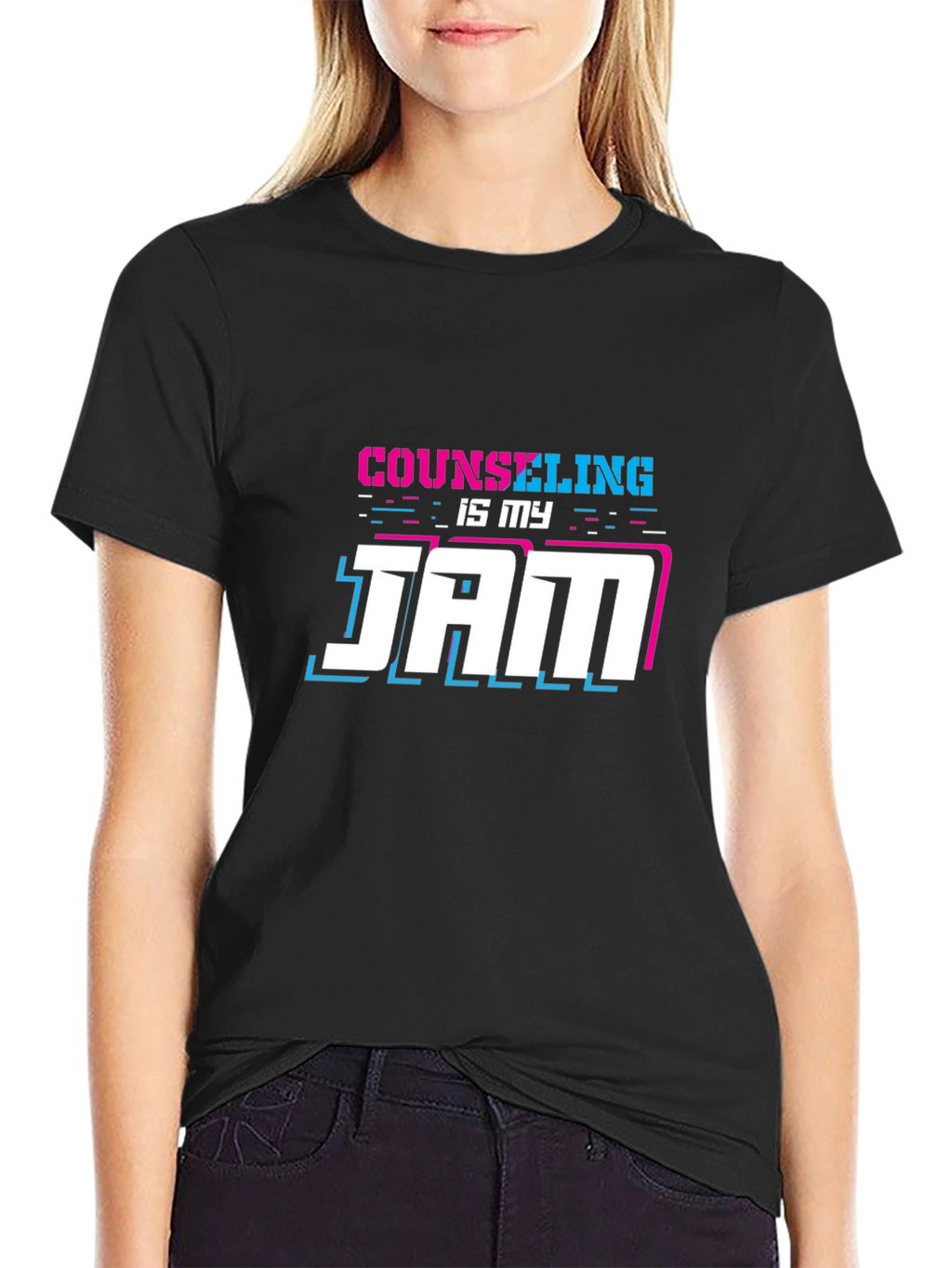 Counseling Is My Jam T-Shirt - Black