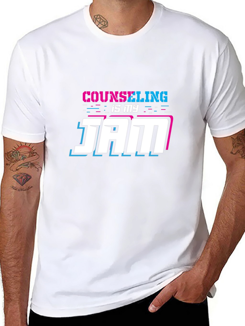 Counseling Is My Jam T-Shirt - Black