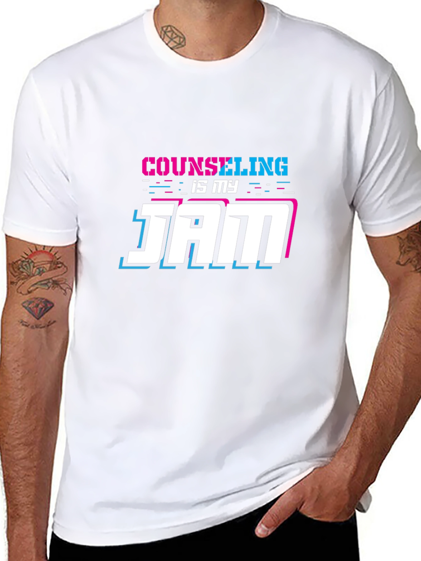 Counseling Is My Jam T-Shirt - Black