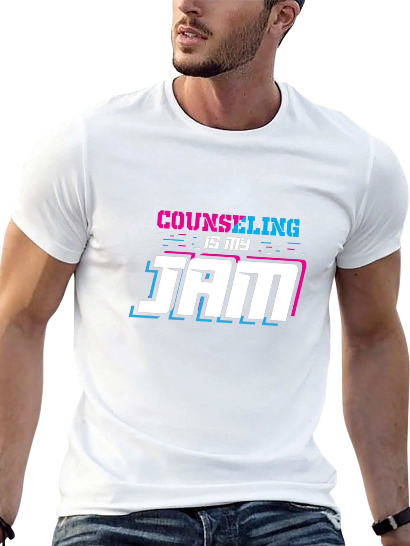 Counseling Is My Jam T-Shirt - Black