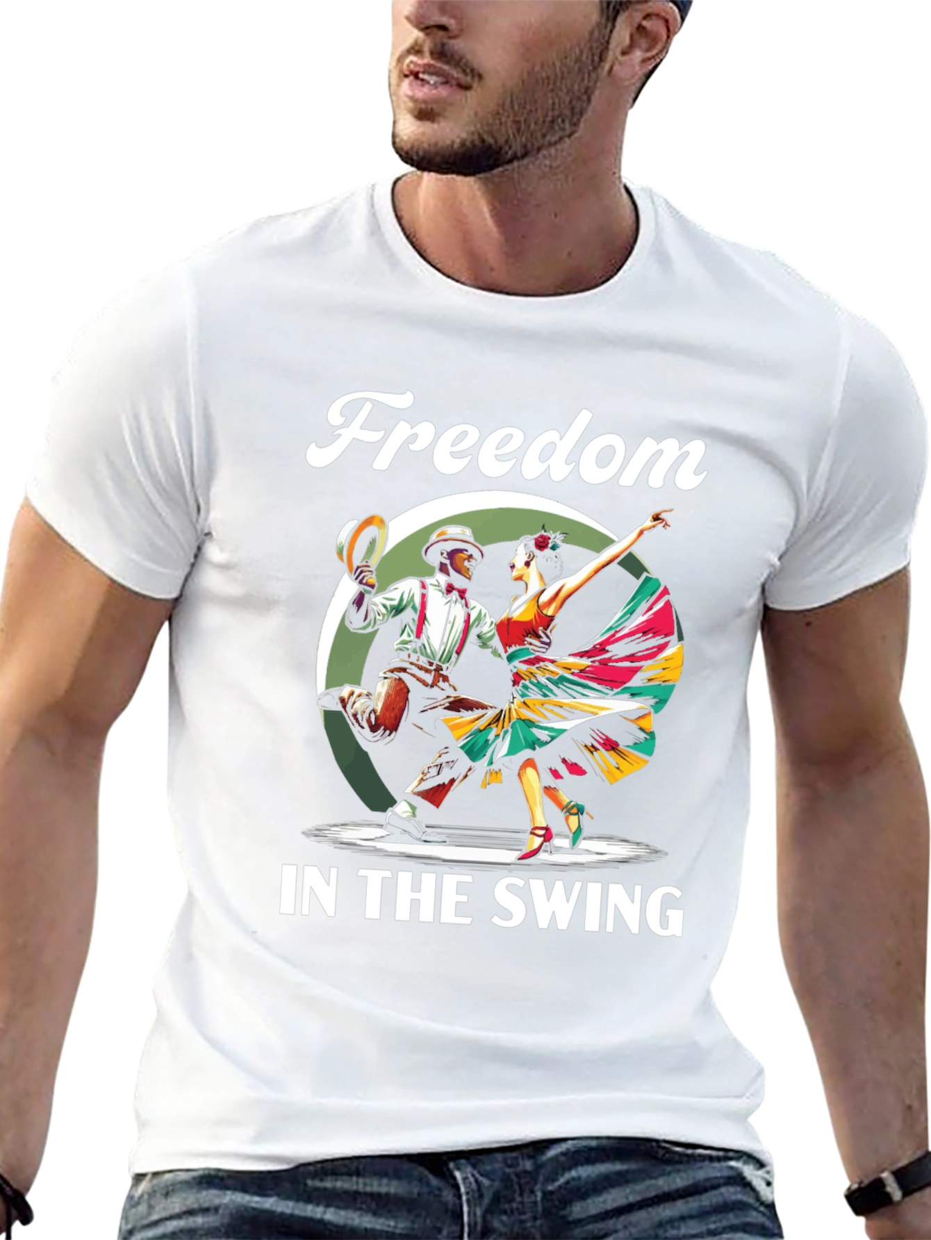 Freedom in the Swing Graphic T-Shirt