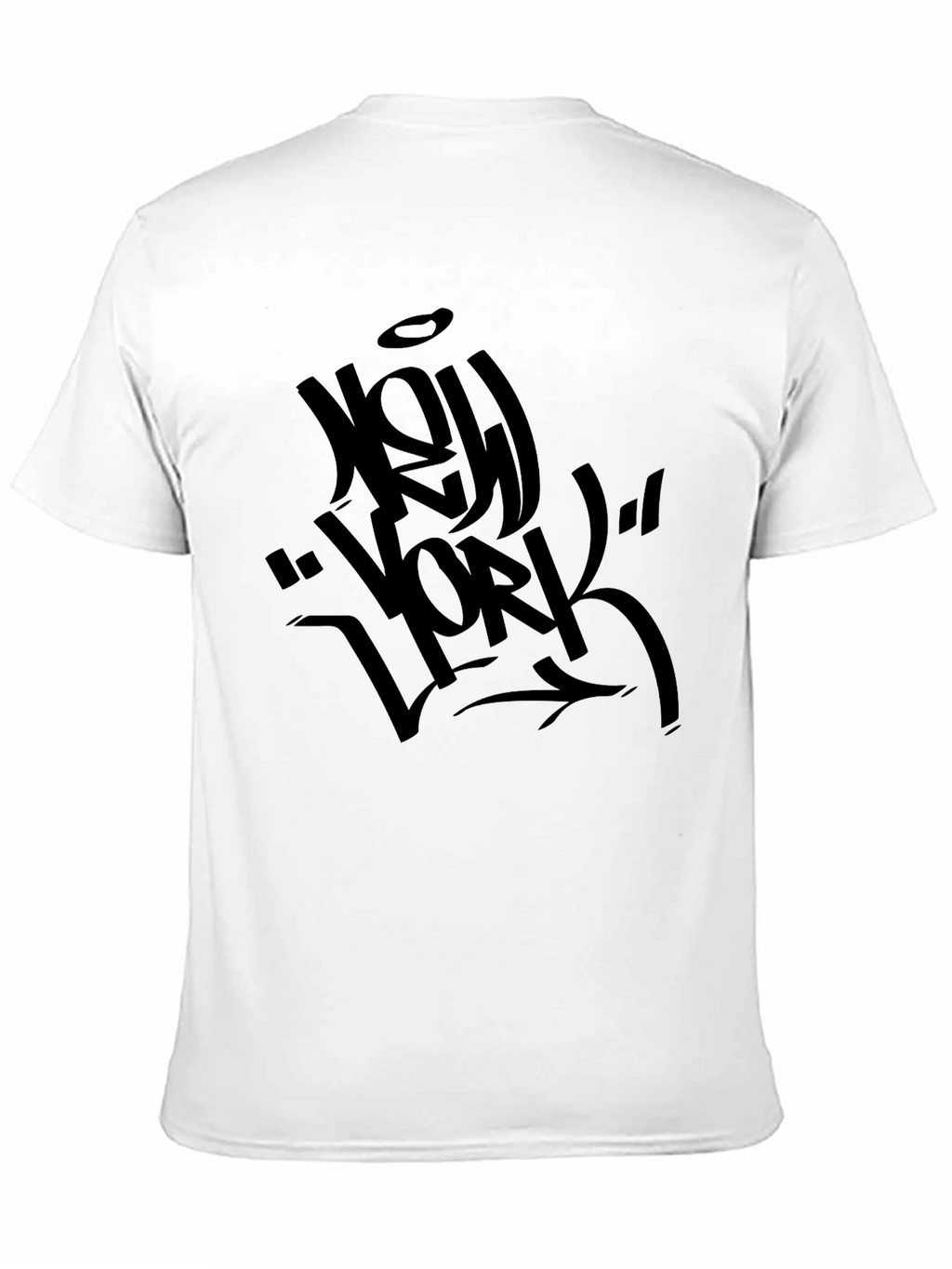 New York Graffiti Style Black T-Shirt
