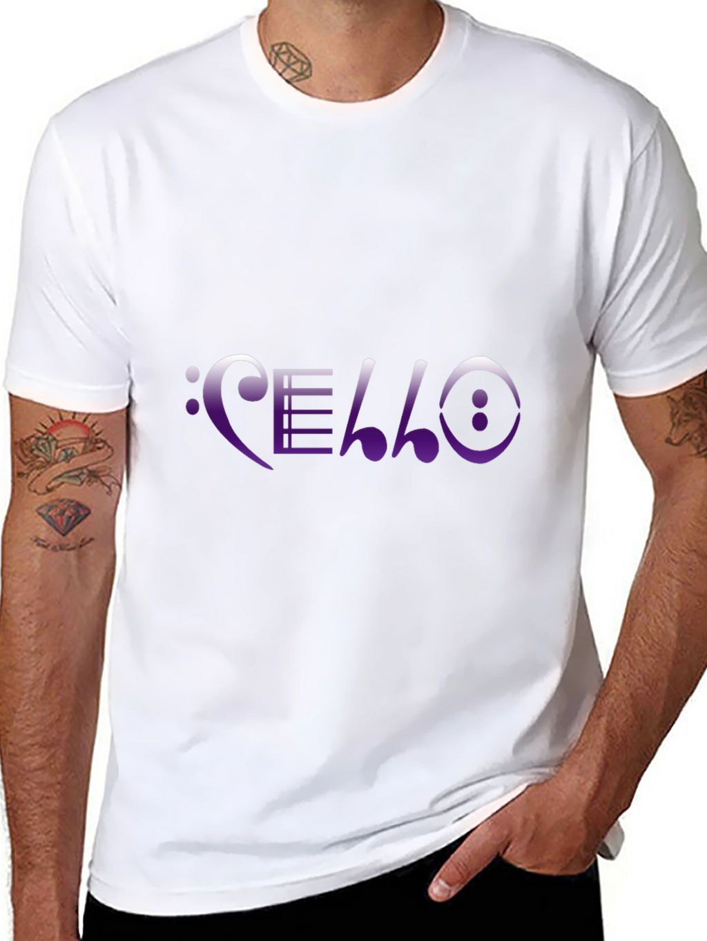 Cello Music T-Shirt - Instrument Inspired Design