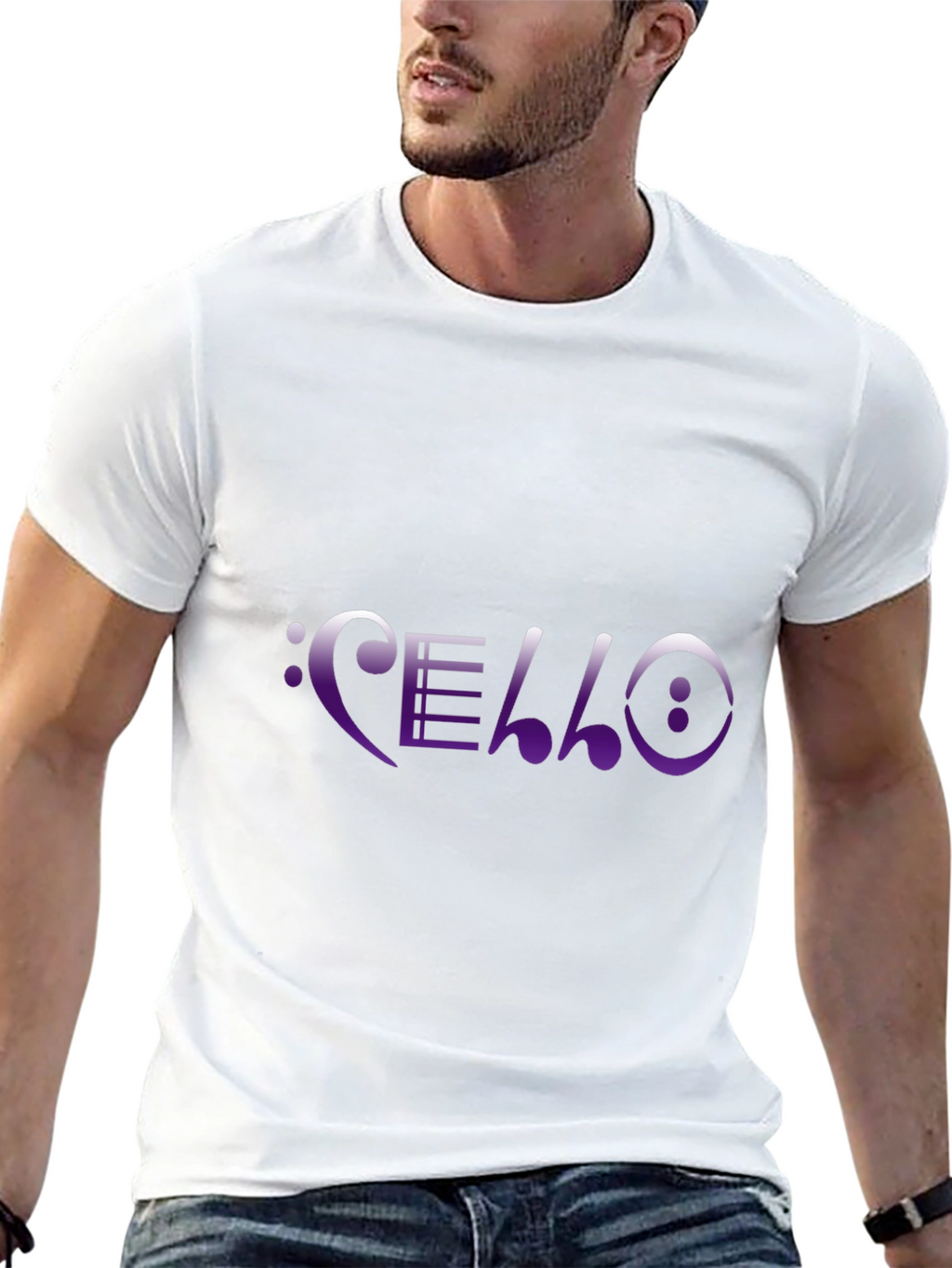 Cello Music T-Shirt - Instrument Inspired Design