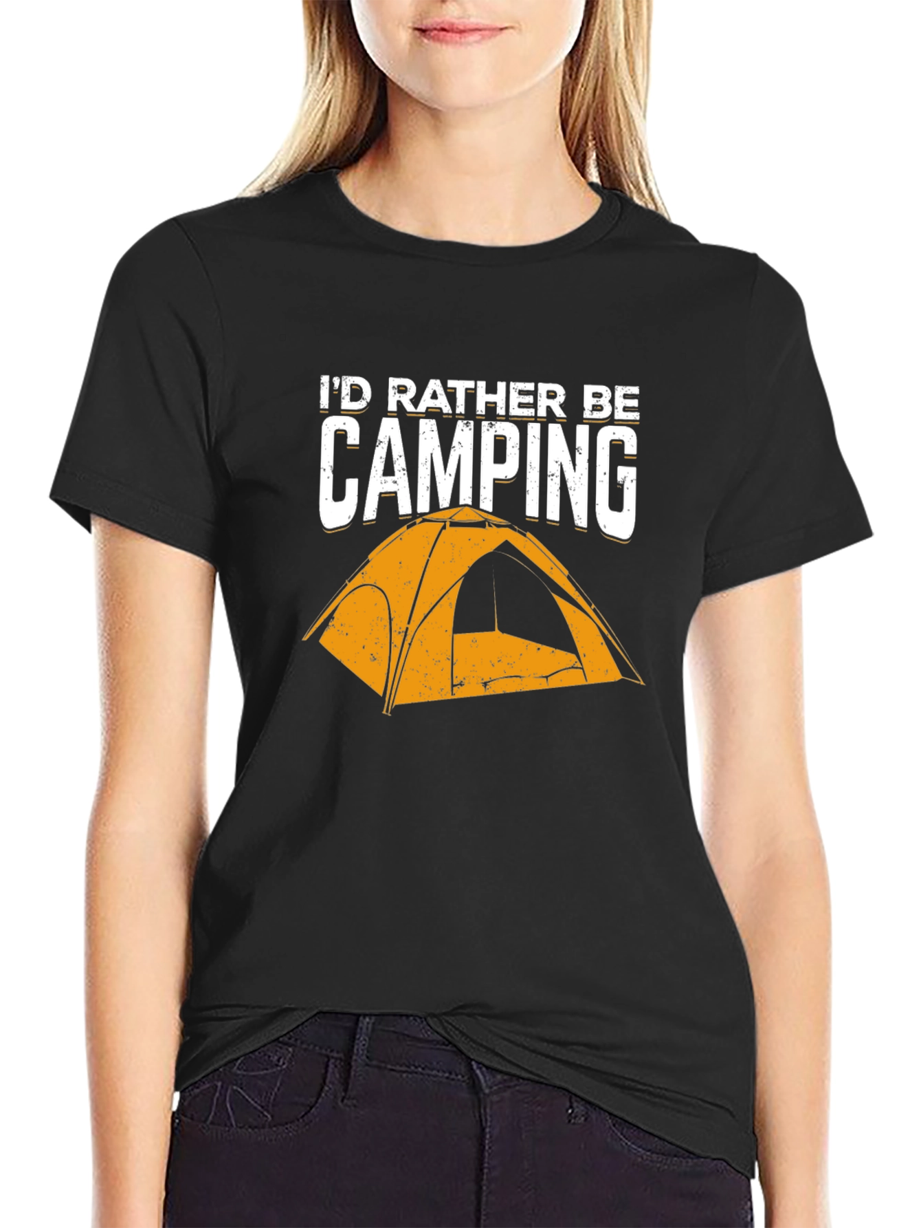 Id Rather Be Camping Graphic T-Shirt