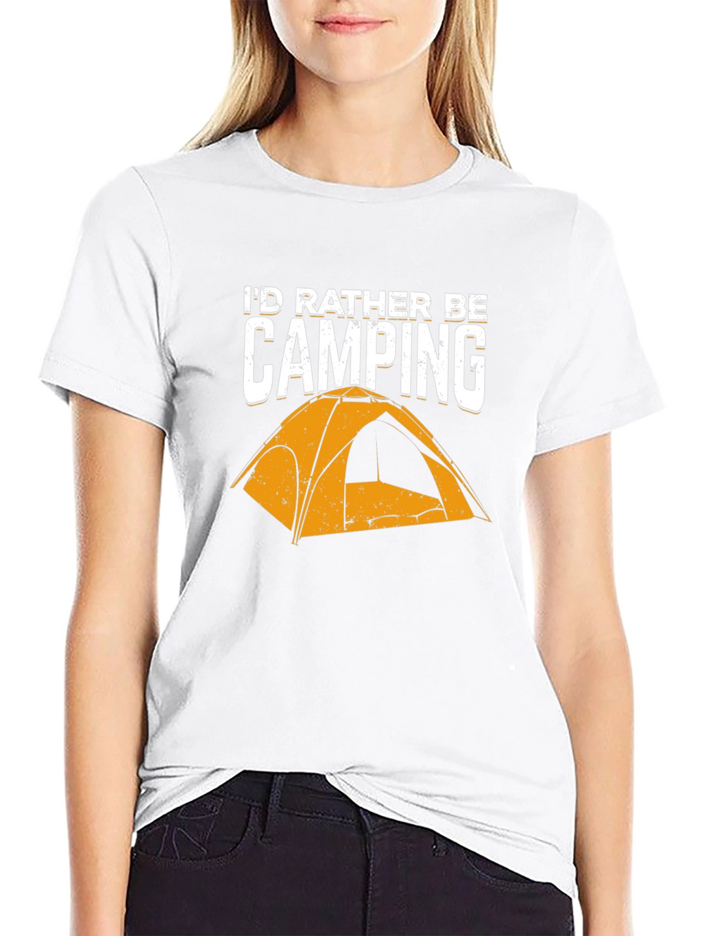 Id Rather Be Camping Graphic T-Shirt