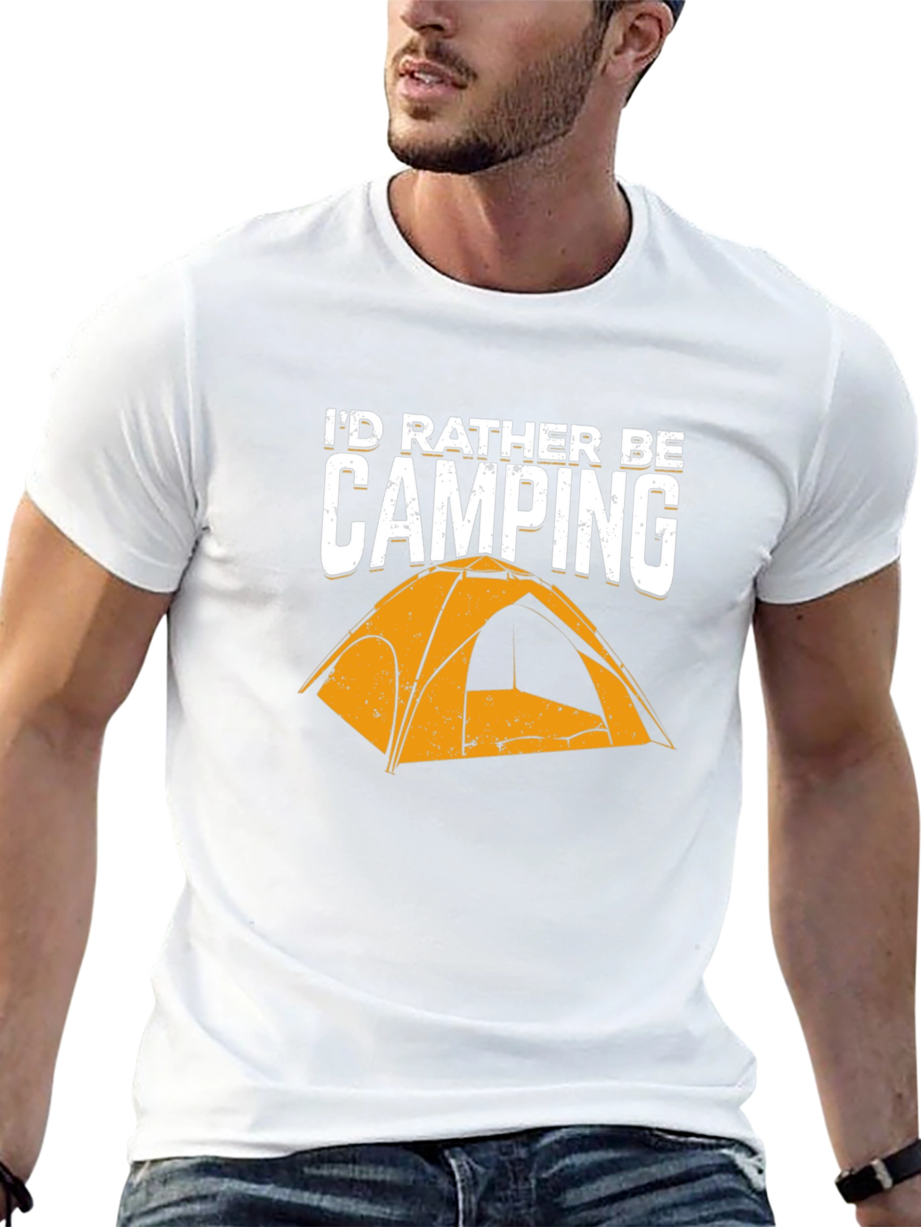 Id Rather Be Camping Graphic T-Shirt