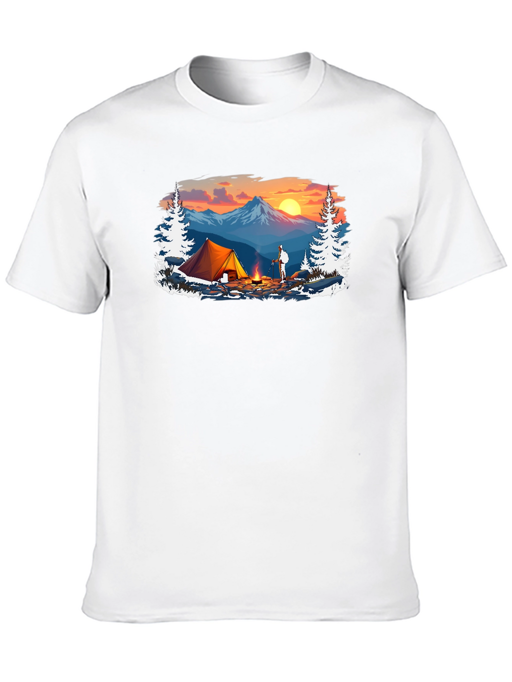 Camping Graphic T-Shirt