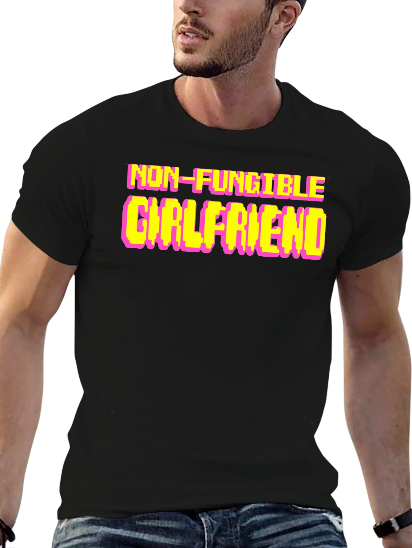 Non-Fungible Girlfriend Black T-Shirt