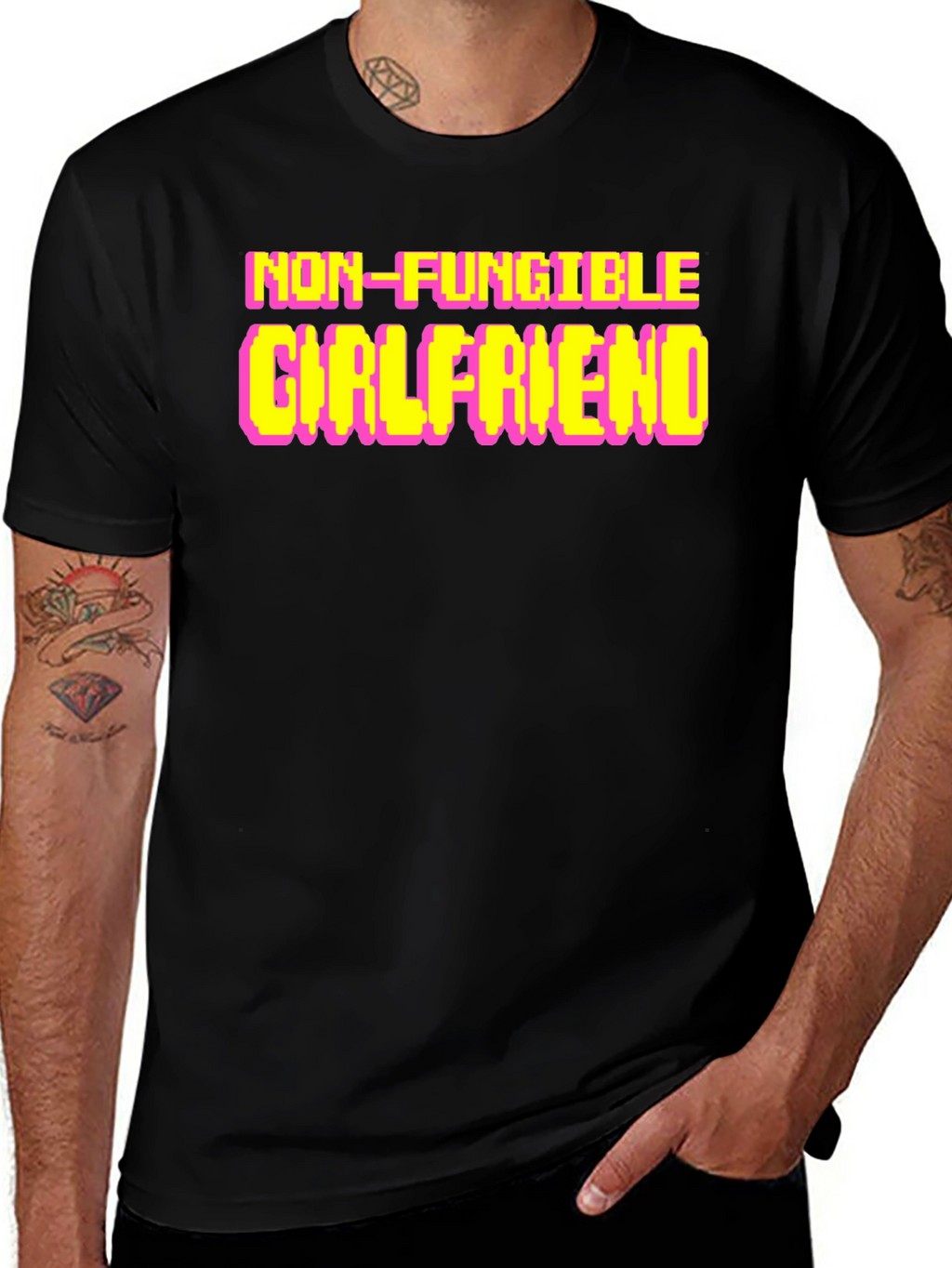 Non-Fungible Girlfriend Black T-Shirt