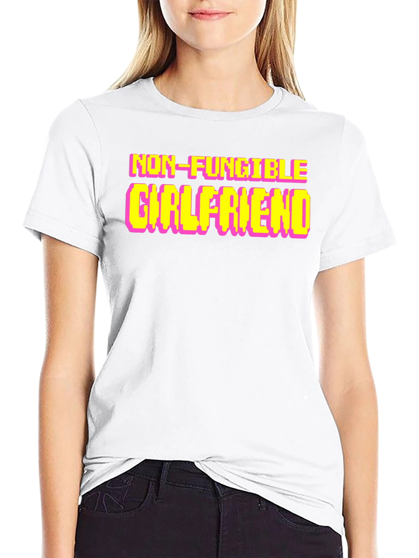 Non-Fungible Girlfriend Black T-Shirt