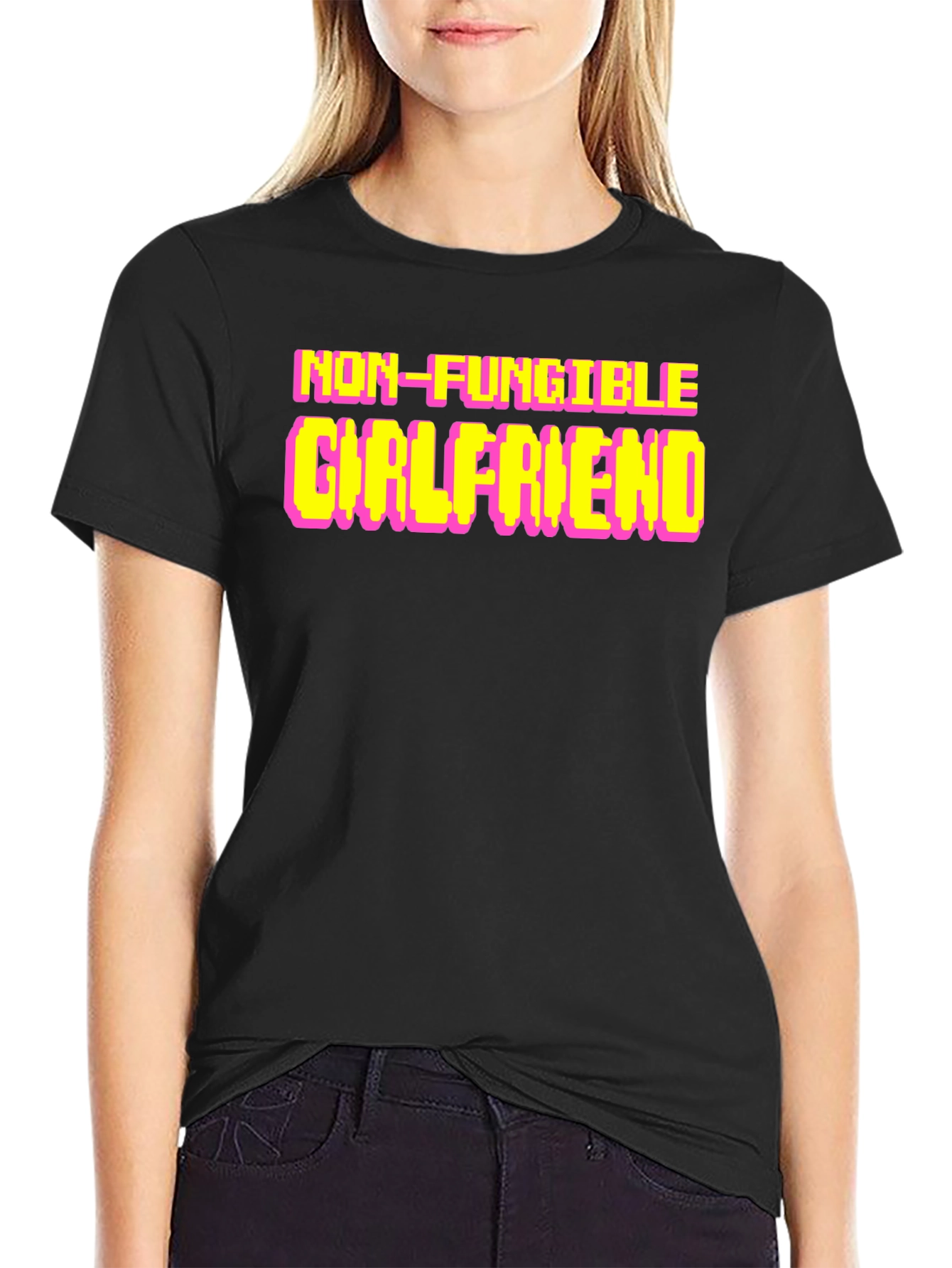 Non-Fungible Girlfriend Black T-Shirt