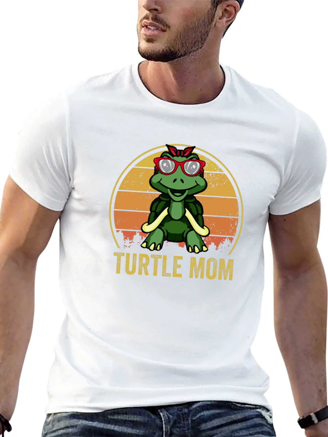 Turtle Mom T-Shirt - Cute Animal Lover Tee