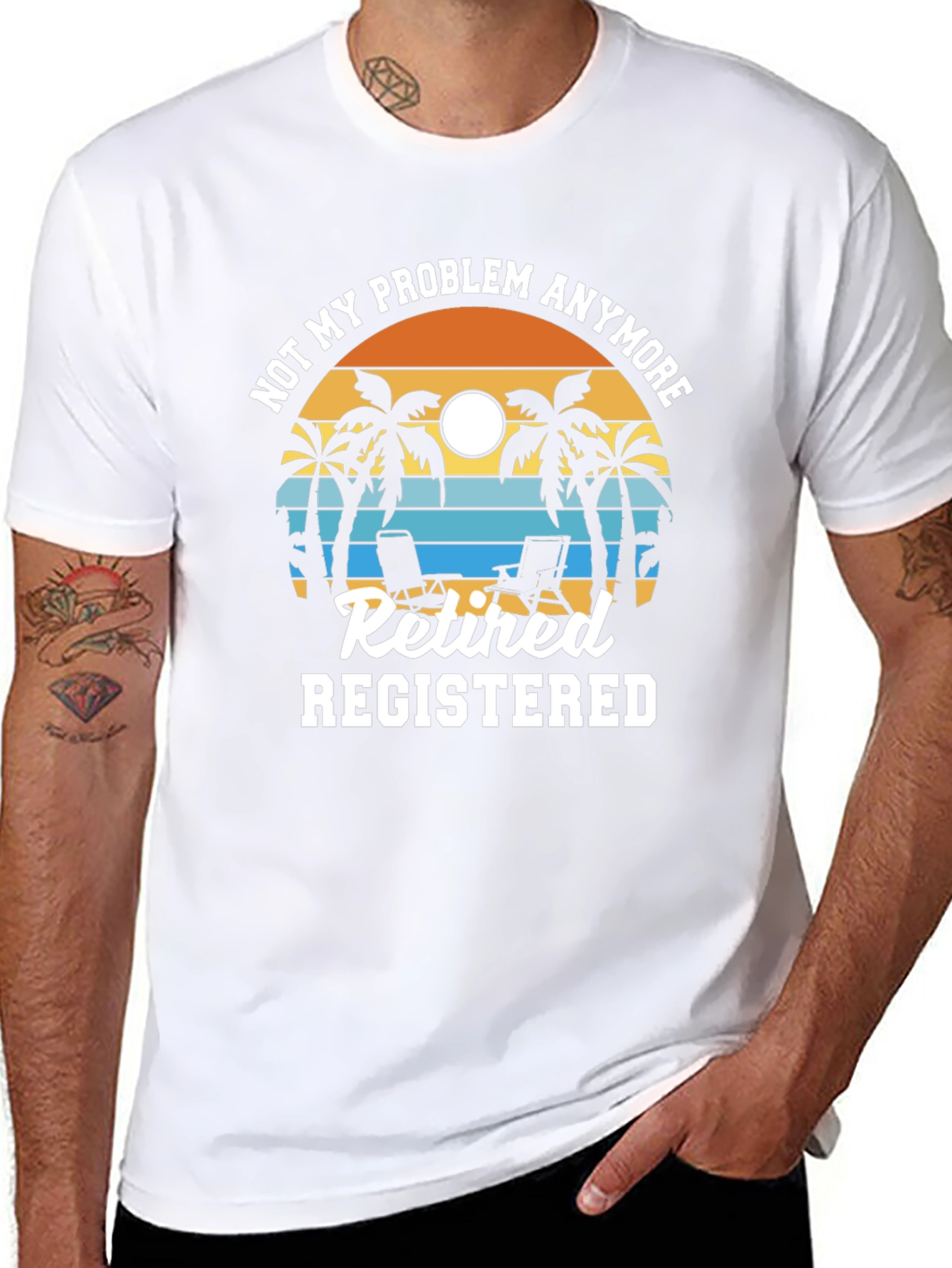 Retired Registered T-Shirt - Not My Problem Anymore