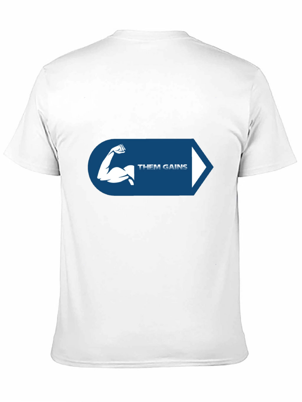 Them Gains Black T-Shirt for Fitness Enthusiasts