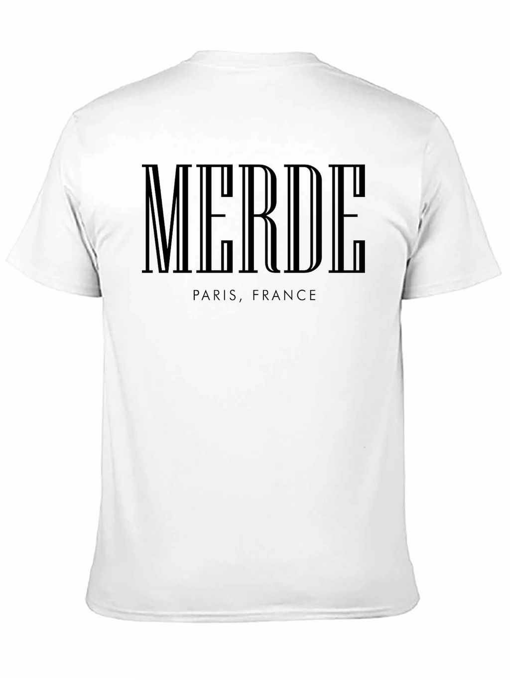 Merde Paris France Graphic Tee