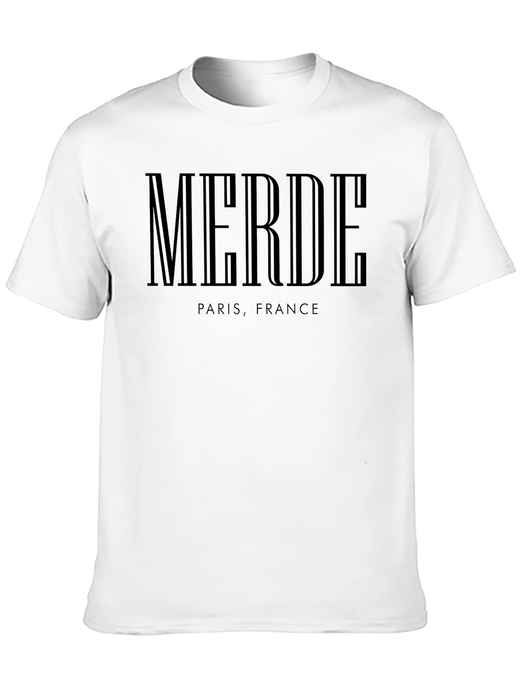 Merde Paris France Graphic Tee