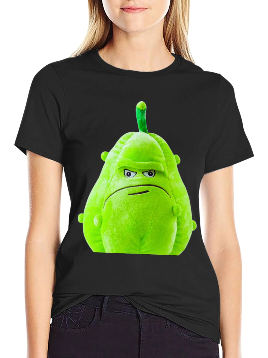 Grumpy Green Squash T-Shirt - Unique Novelty Tee