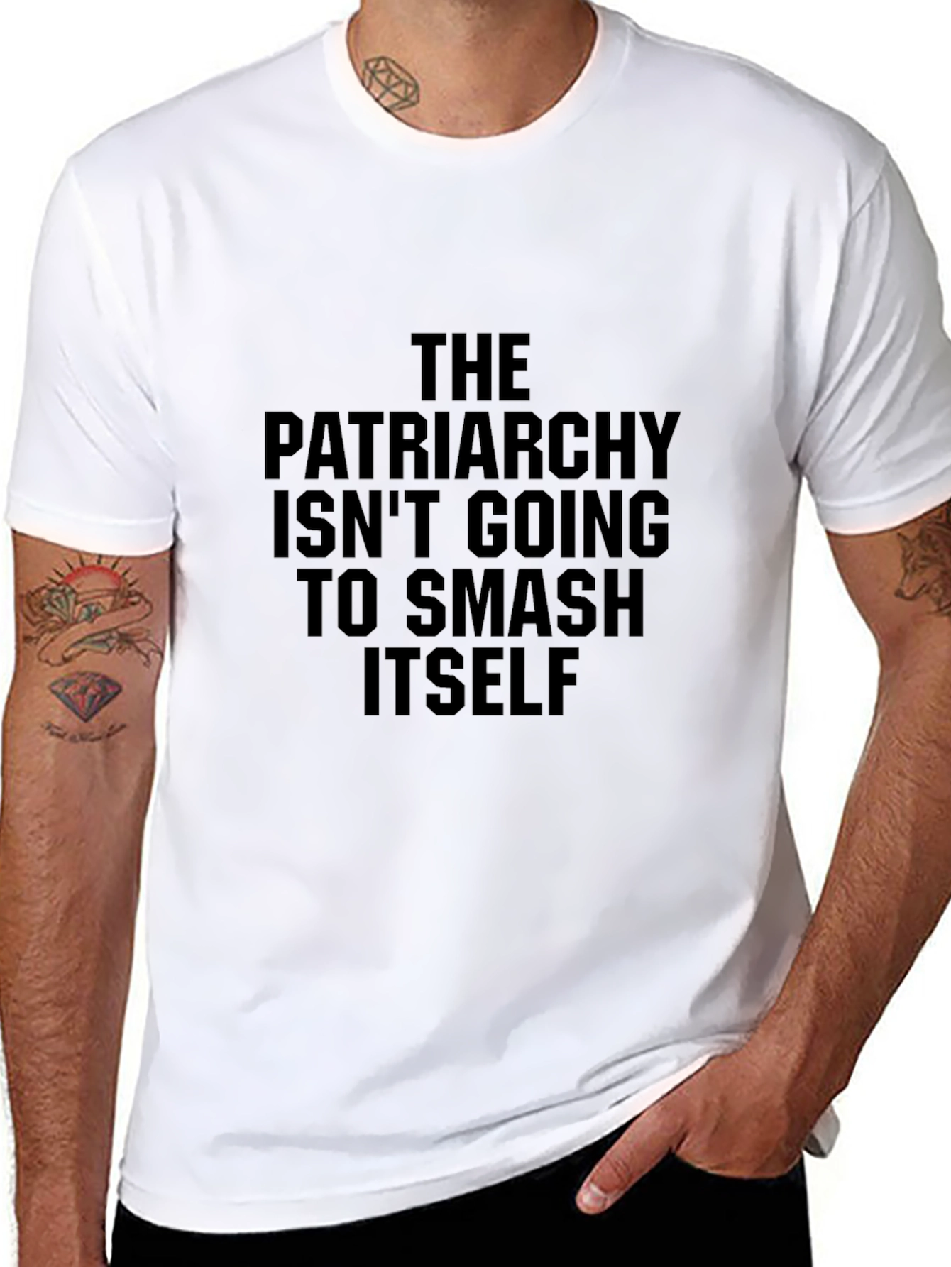 The Patriarchy Smash Slogan T-Shirt