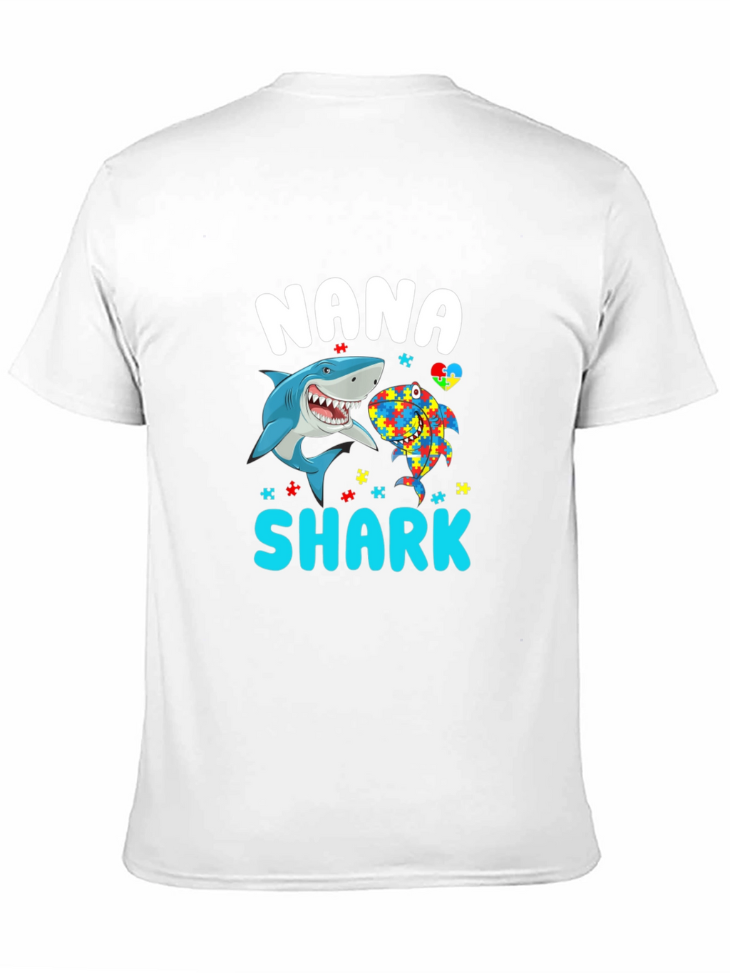 NANA Shark Autism Awareness T-Shirt