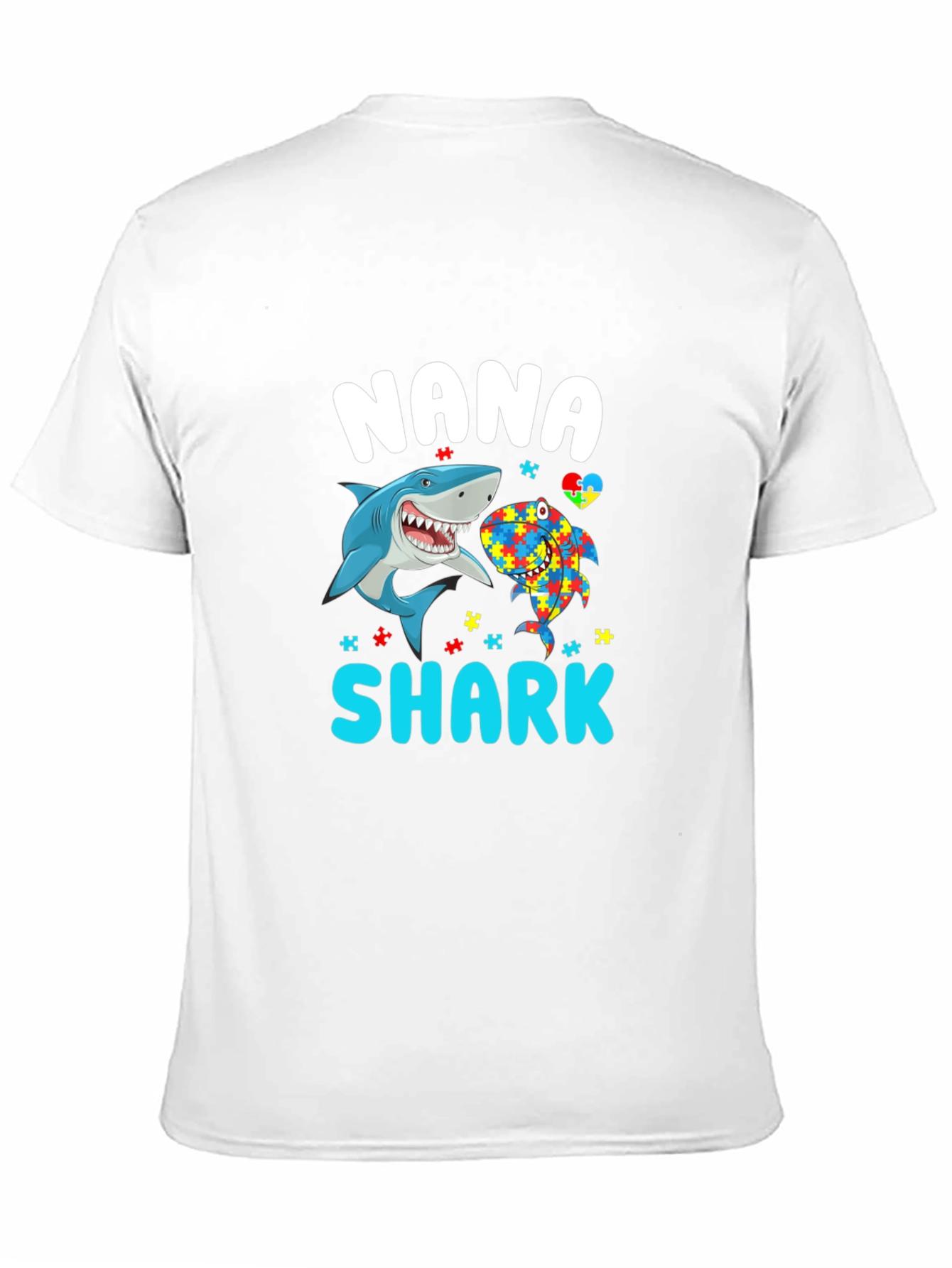NANA Shark Autism Awareness T-Shirt