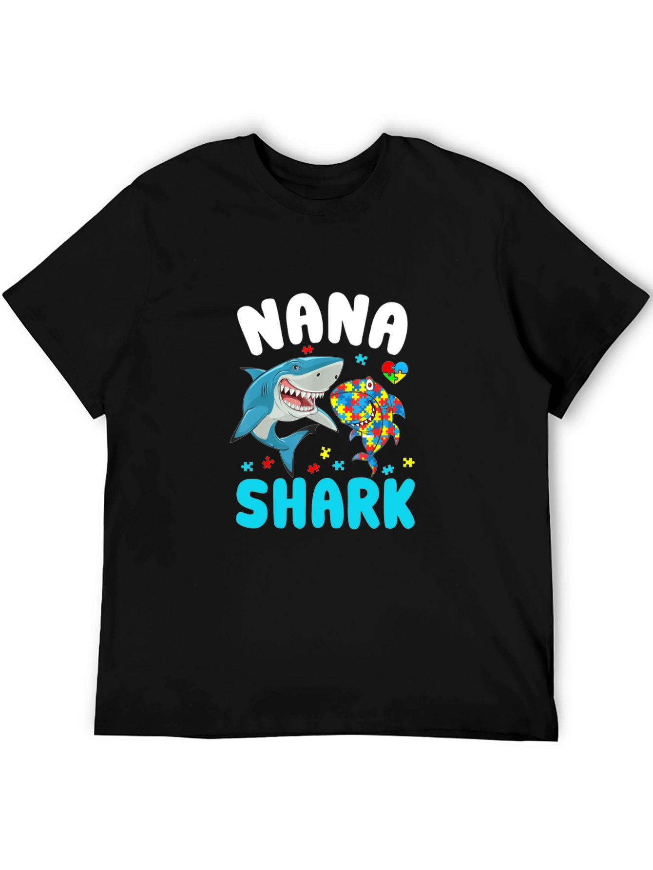 NANA Shark Autism Awareness T-Shirt