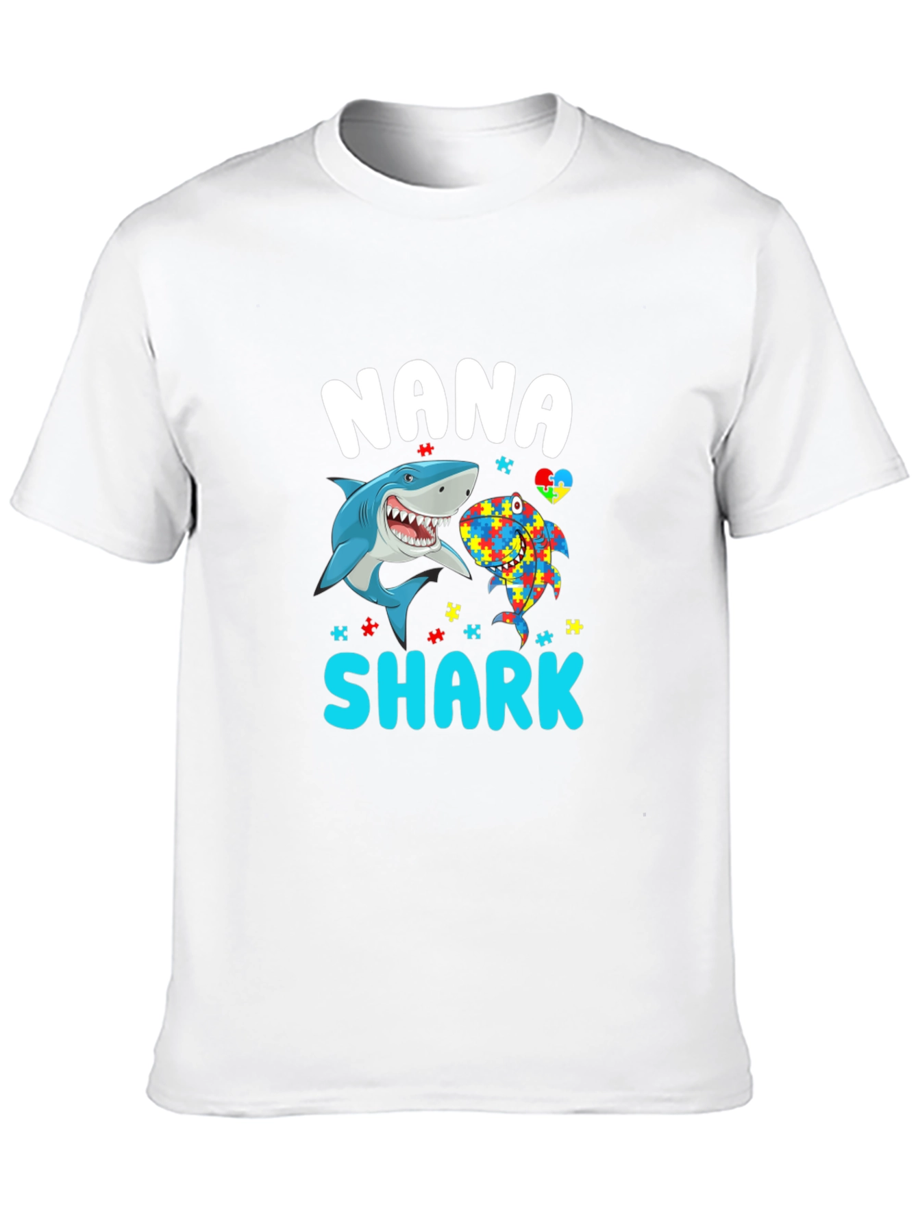 NANA Shark Autism Awareness T-Shirt